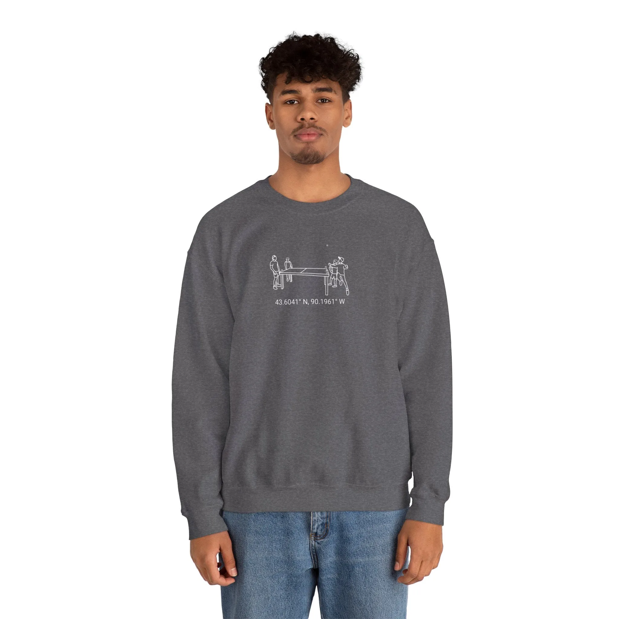 Beer Die Dutch Hollow Cabin Unisex Heavy Blend™ Crewneck Sweatshirt