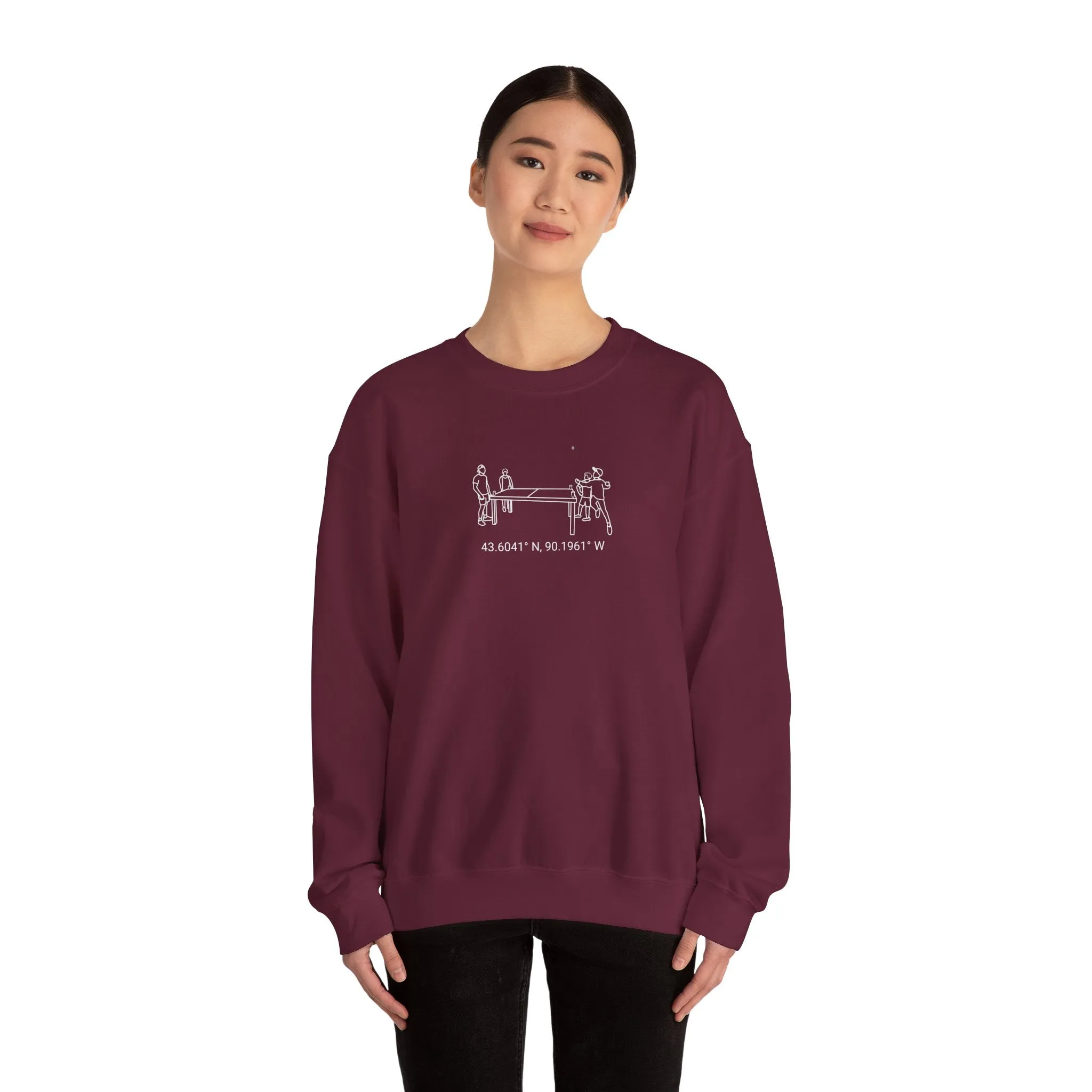 Beer Die Dutch Hollow Cabin Unisex Heavy Blend™ Crewneck Sweatshirt