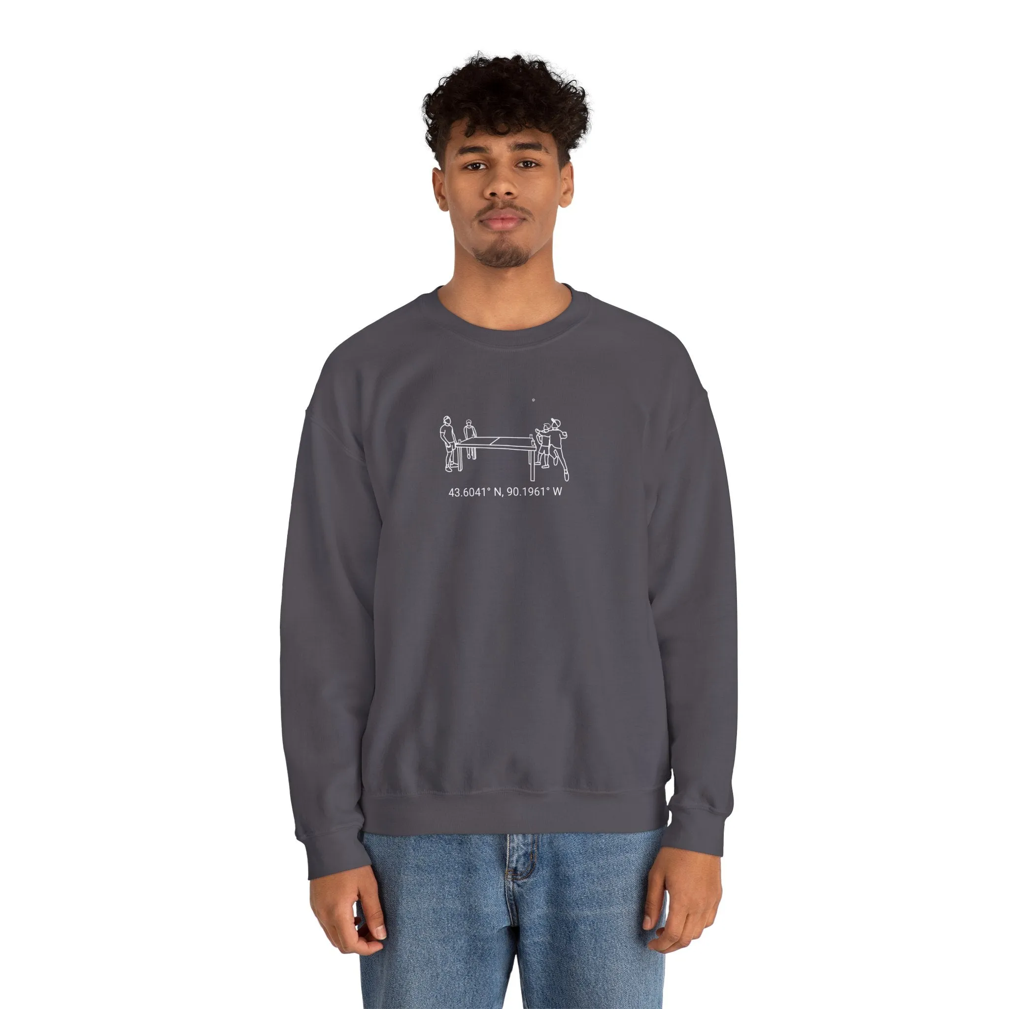 Beer Die Dutch Hollow Cabin Unisex Heavy Blend™ Crewneck Sweatshirt