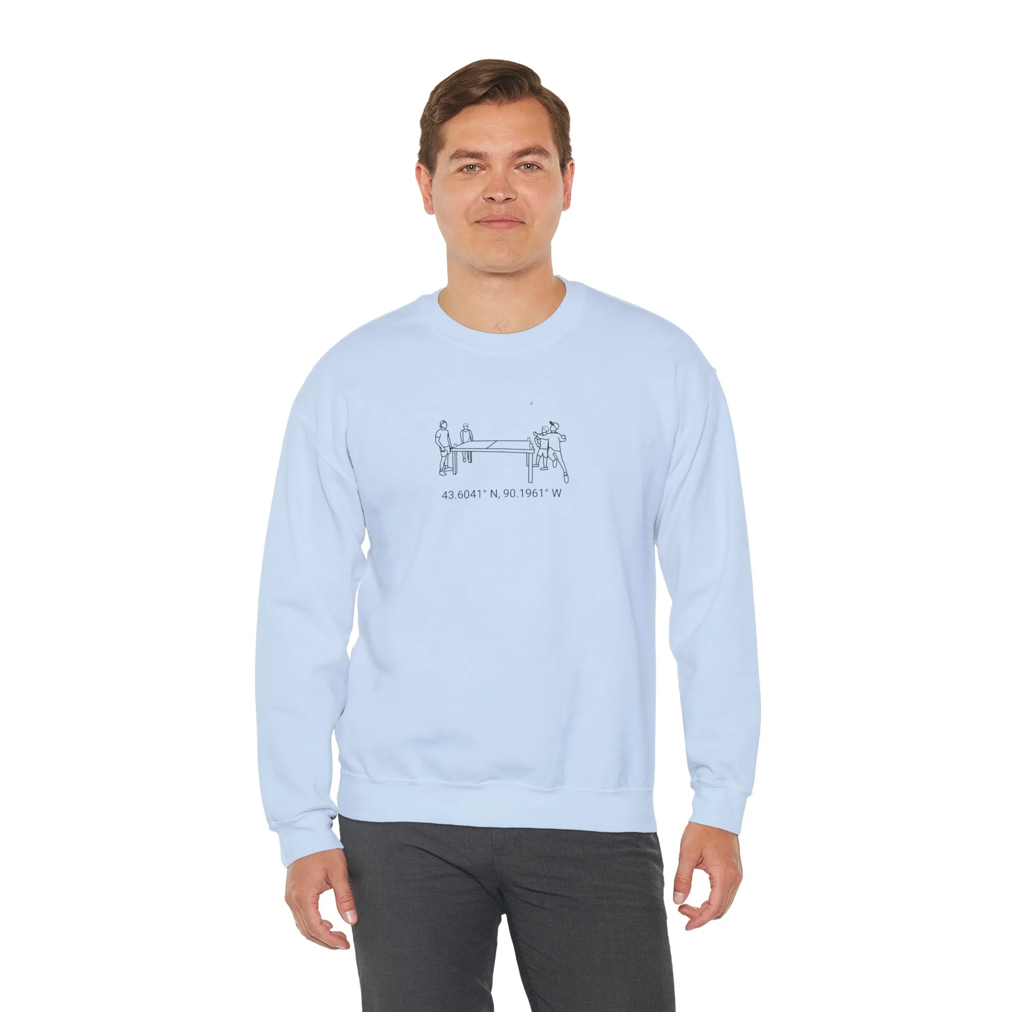 Beer Die Dutch Hollow Cabin Unisex Heavy Blend™ Crewneck Sweatshirt
