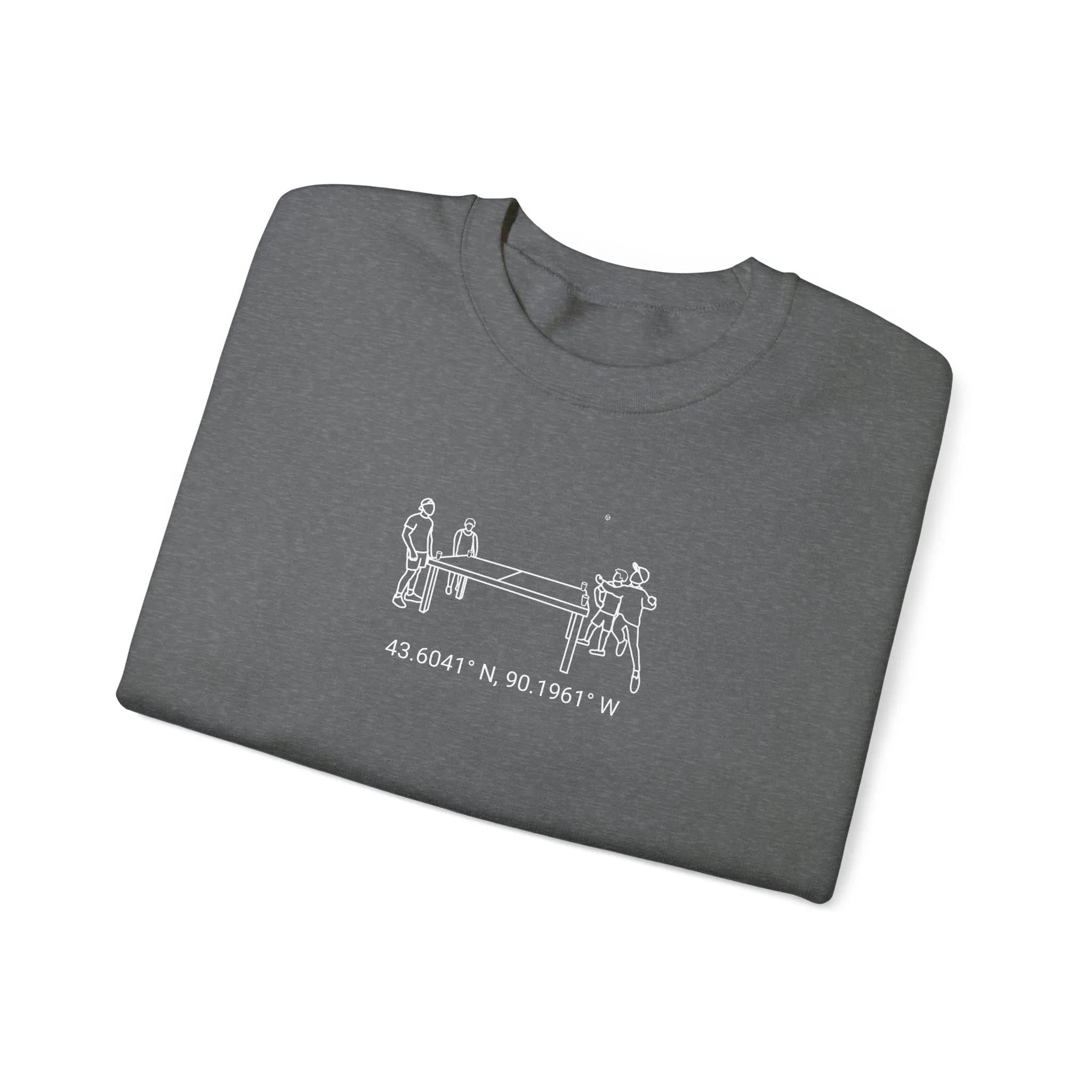 Beer Die Dutch Hollow Cabin Unisex Heavy Blend™ Crewneck Sweatshirt