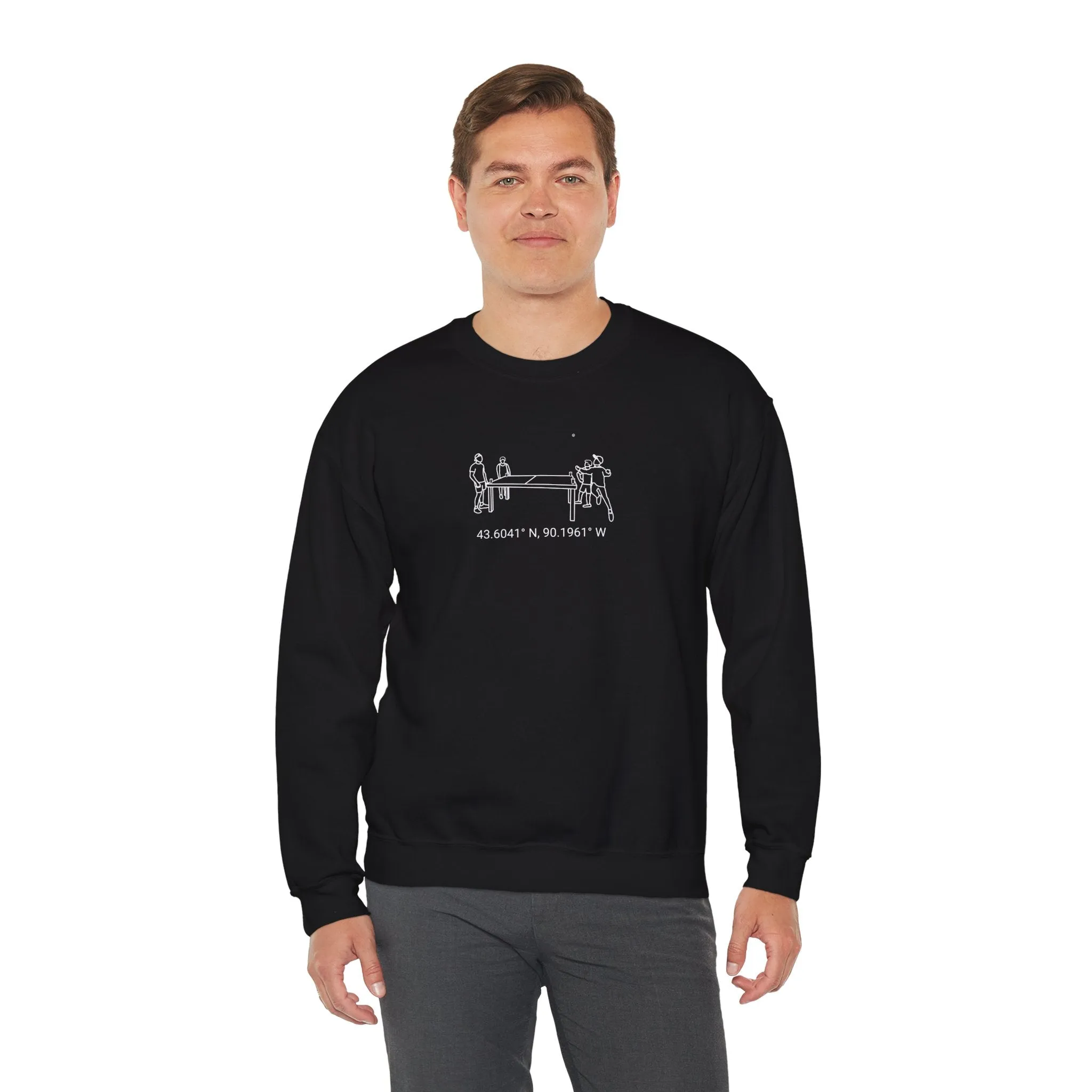 Beer Die Dutch Hollow Cabin Unisex Heavy Blend™ Crewneck Sweatshirt