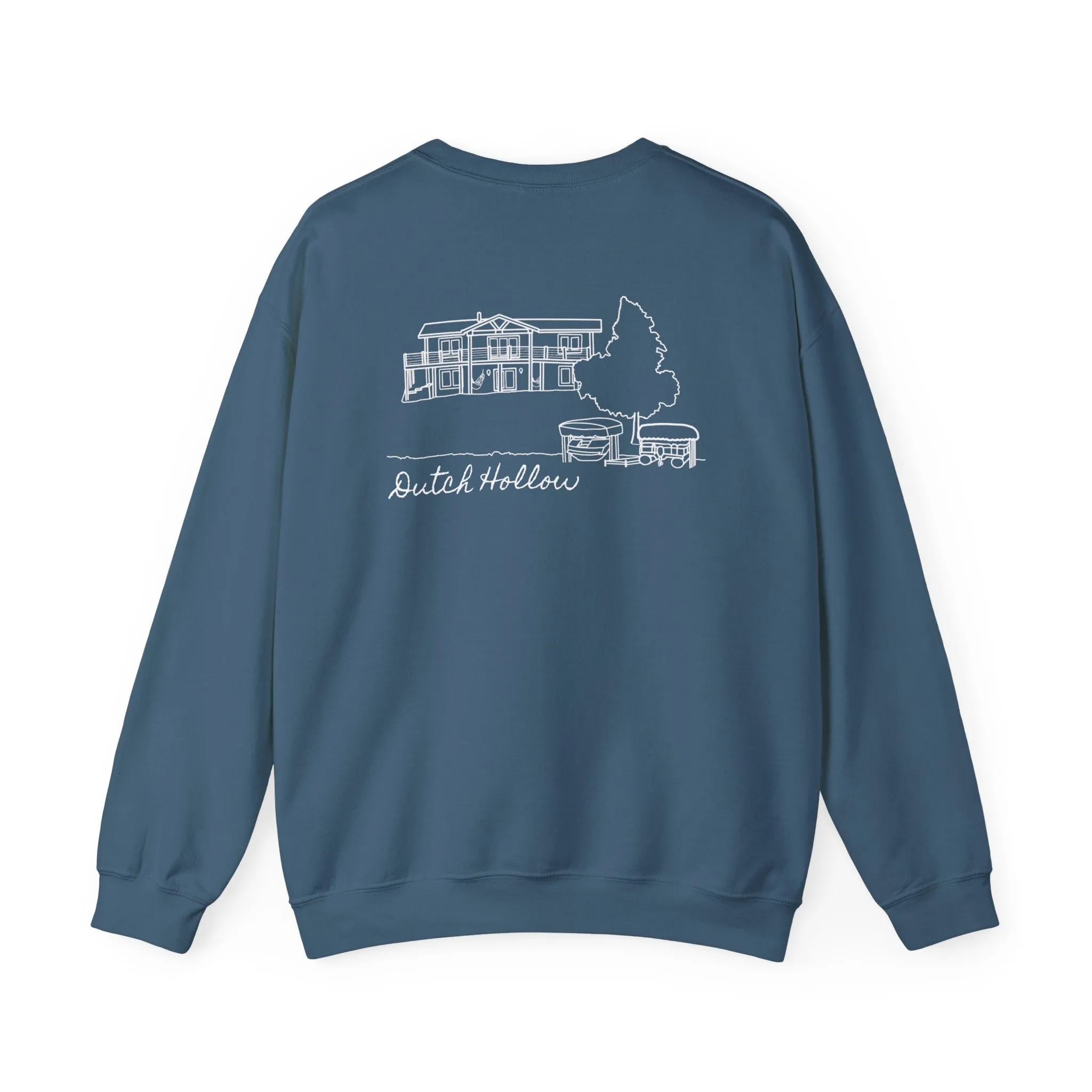 Beer Die Dutch Hollow Cabin Unisex Heavy Blend™ Crewneck Sweatshirt