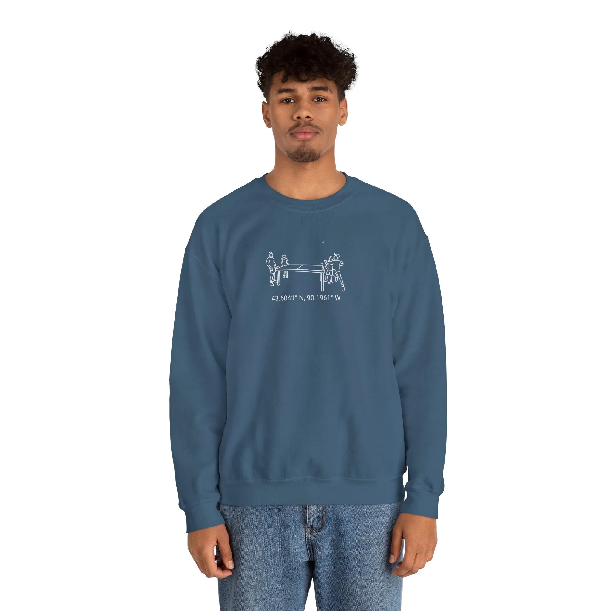 Beer Die Dutch Hollow Cabin Unisex Heavy Blend™ Crewneck Sweatshirt