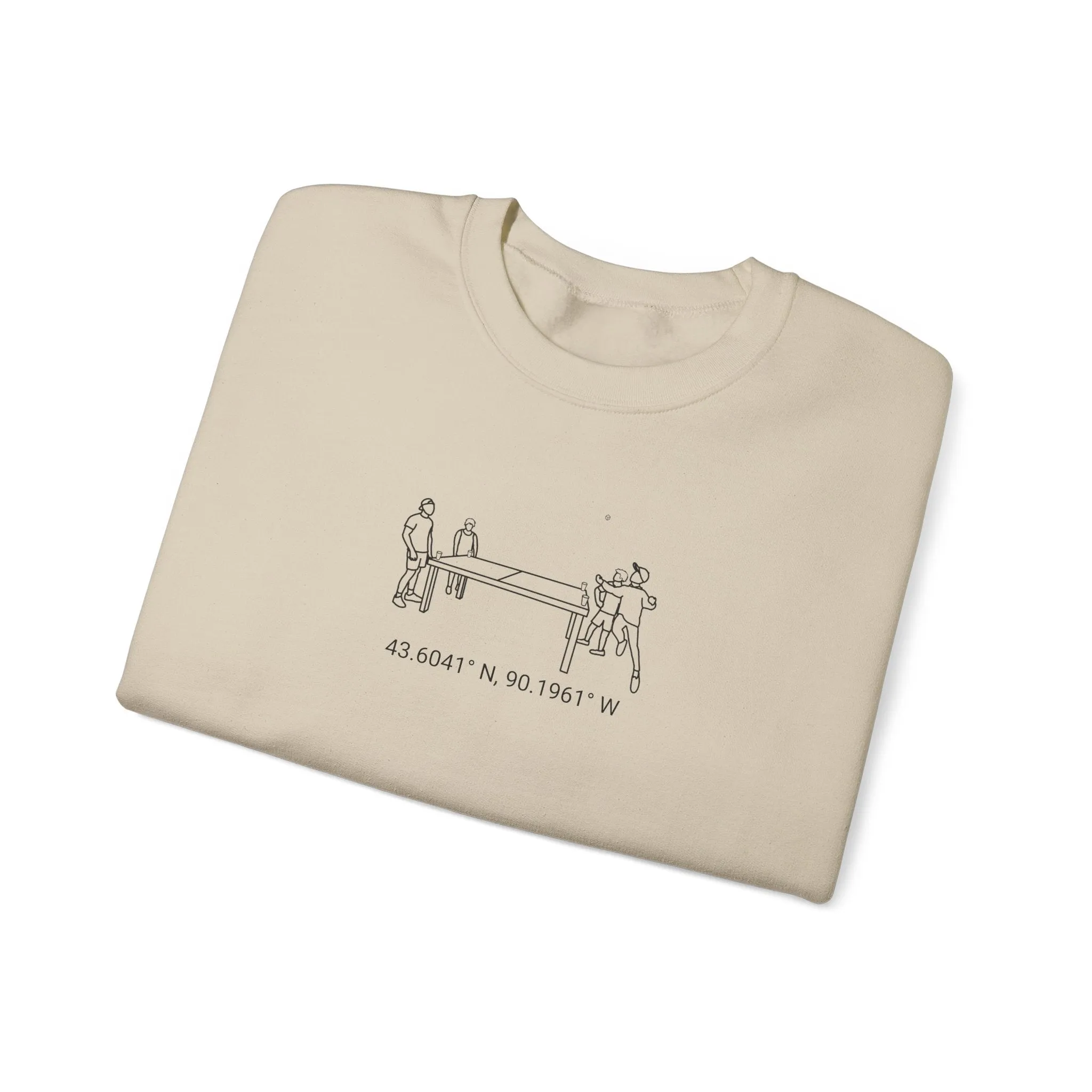 Beer Die Dutch Hollow Cabin Unisex Heavy Blend™ Crewneck Sweatshirt