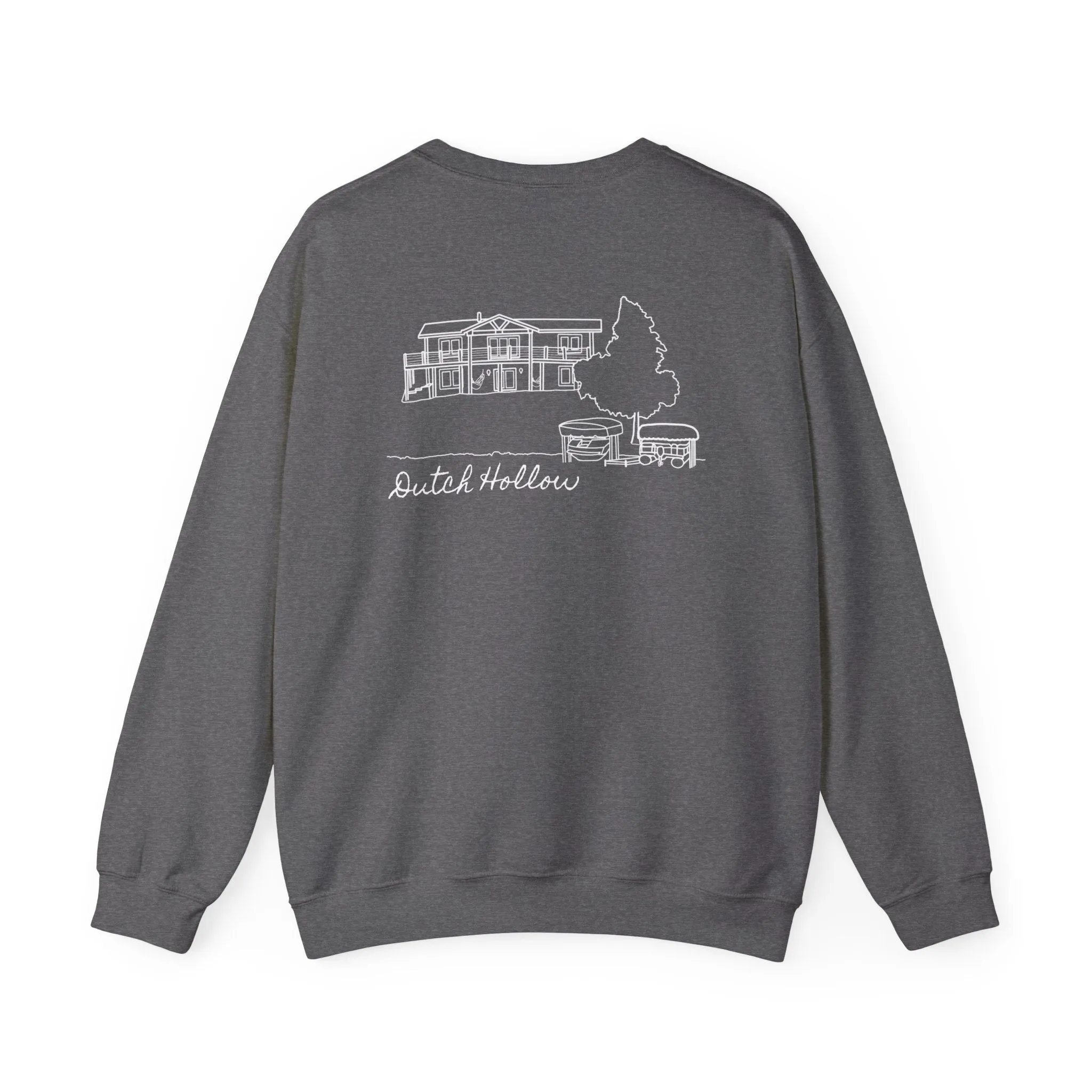 Beer Die Dutch Hollow Cabin Unisex Heavy Blend™ Crewneck Sweatshirt
