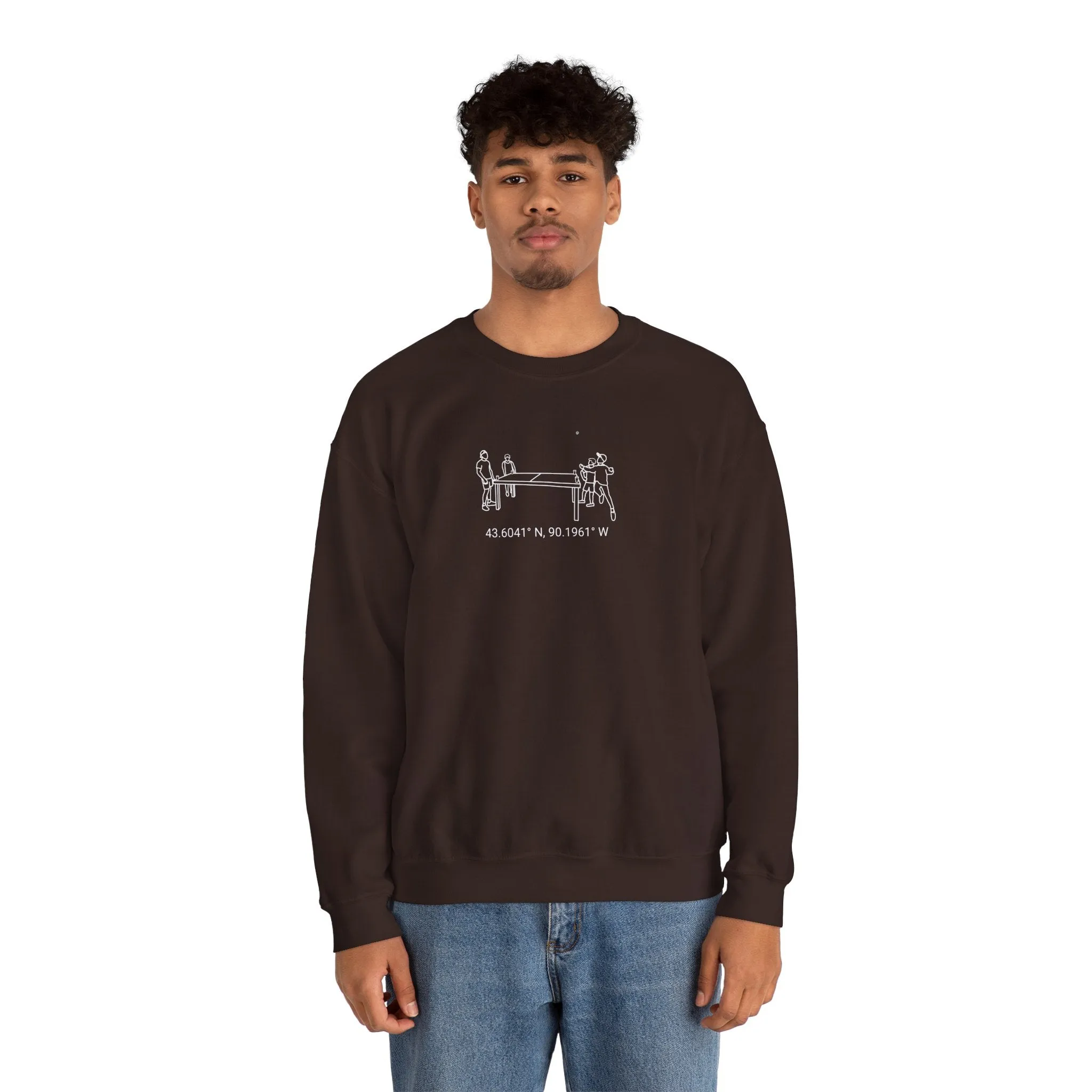 Beer Die Dutch Hollow Cabin Unisex Heavy Blend™ Crewneck Sweatshirt