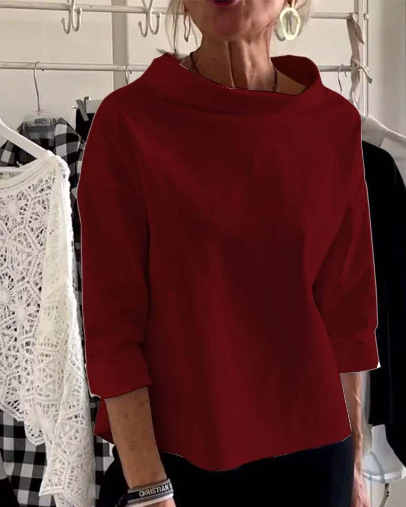 Berenice® | Elegant Blouse With A Loose Turtleneck