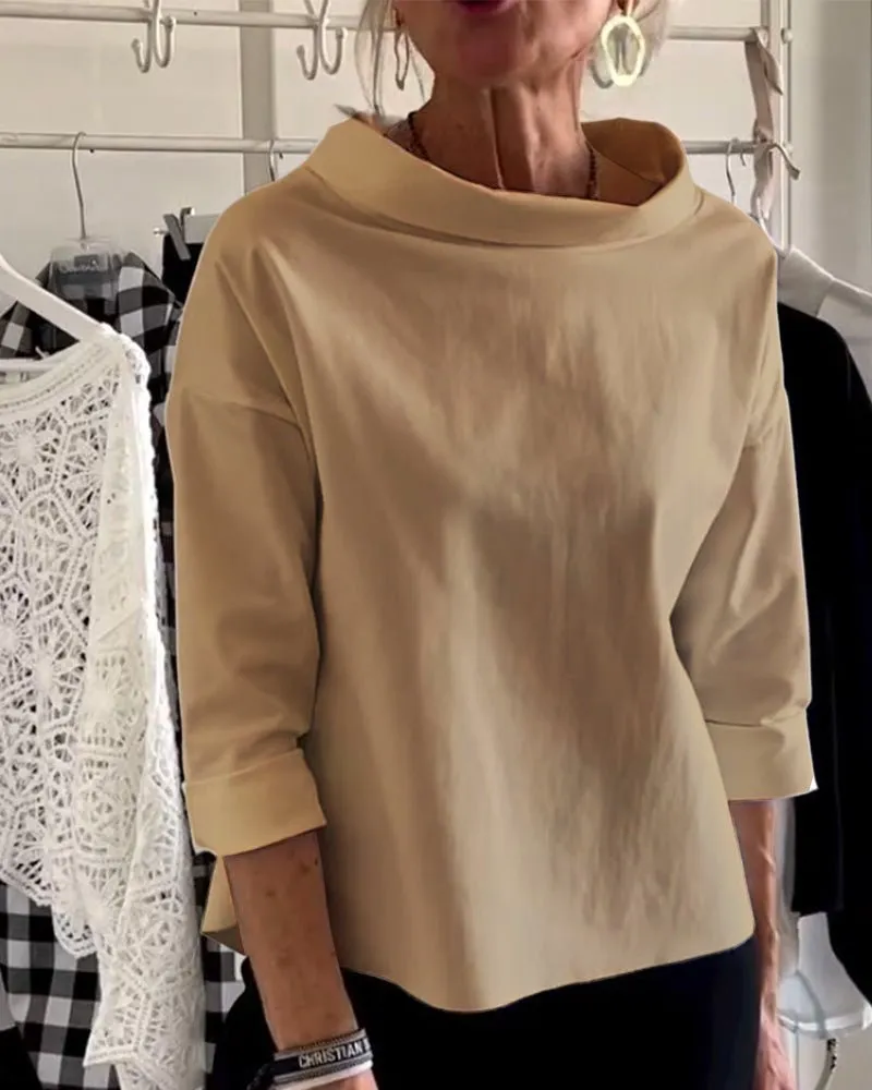 Berenice® | Elegant Blouse With A Loose Turtleneck
