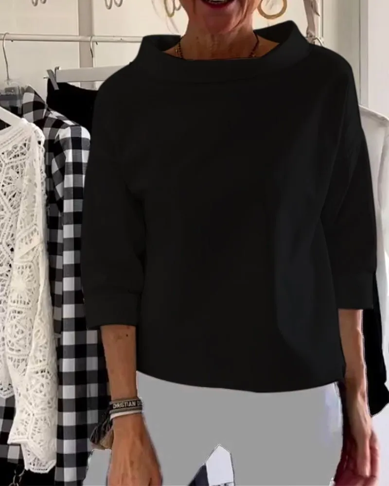 Berenice® | Elegant Blouse With A Loose Turtleneck
