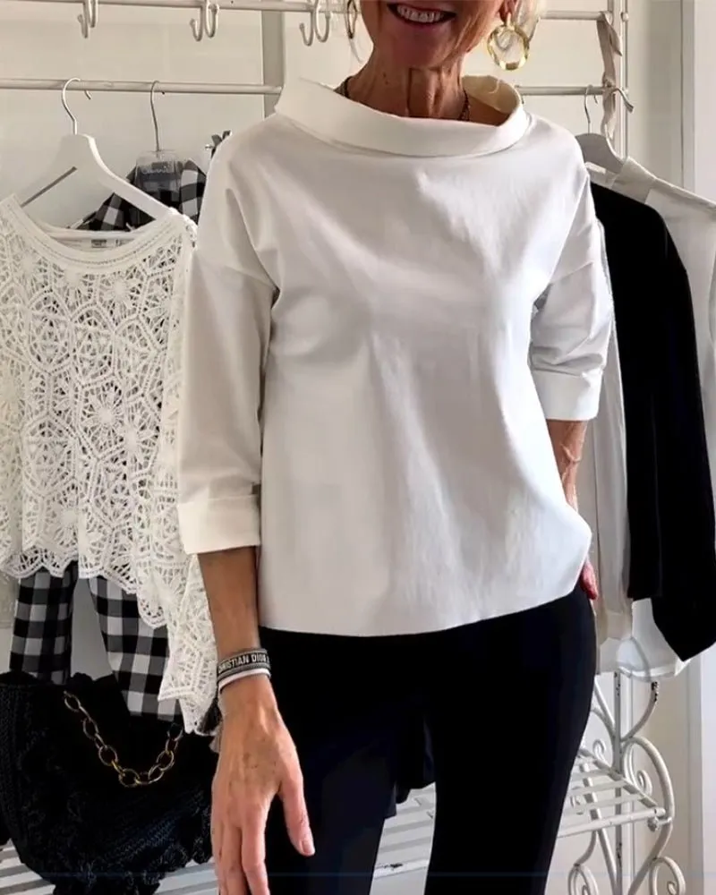 Berenice® | Elegant Blouse With A Loose Turtleneck
