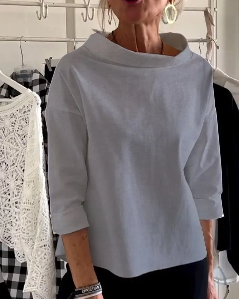 Berenice® | Elegant Blouse With A Loose Turtleneck