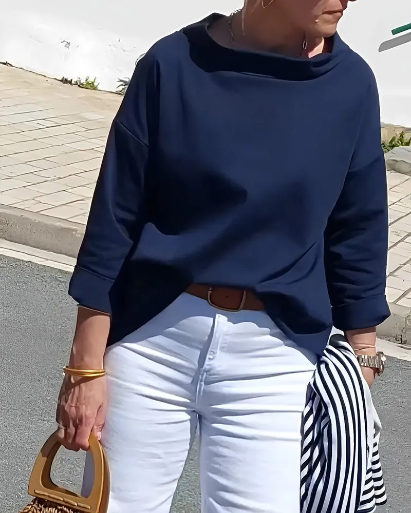 Berenice® | Elegant Blouse With A Loose Turtleneck