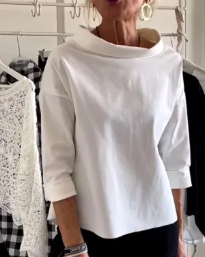 Berenice® | Elegant Blouse With A Loose Turtleneck