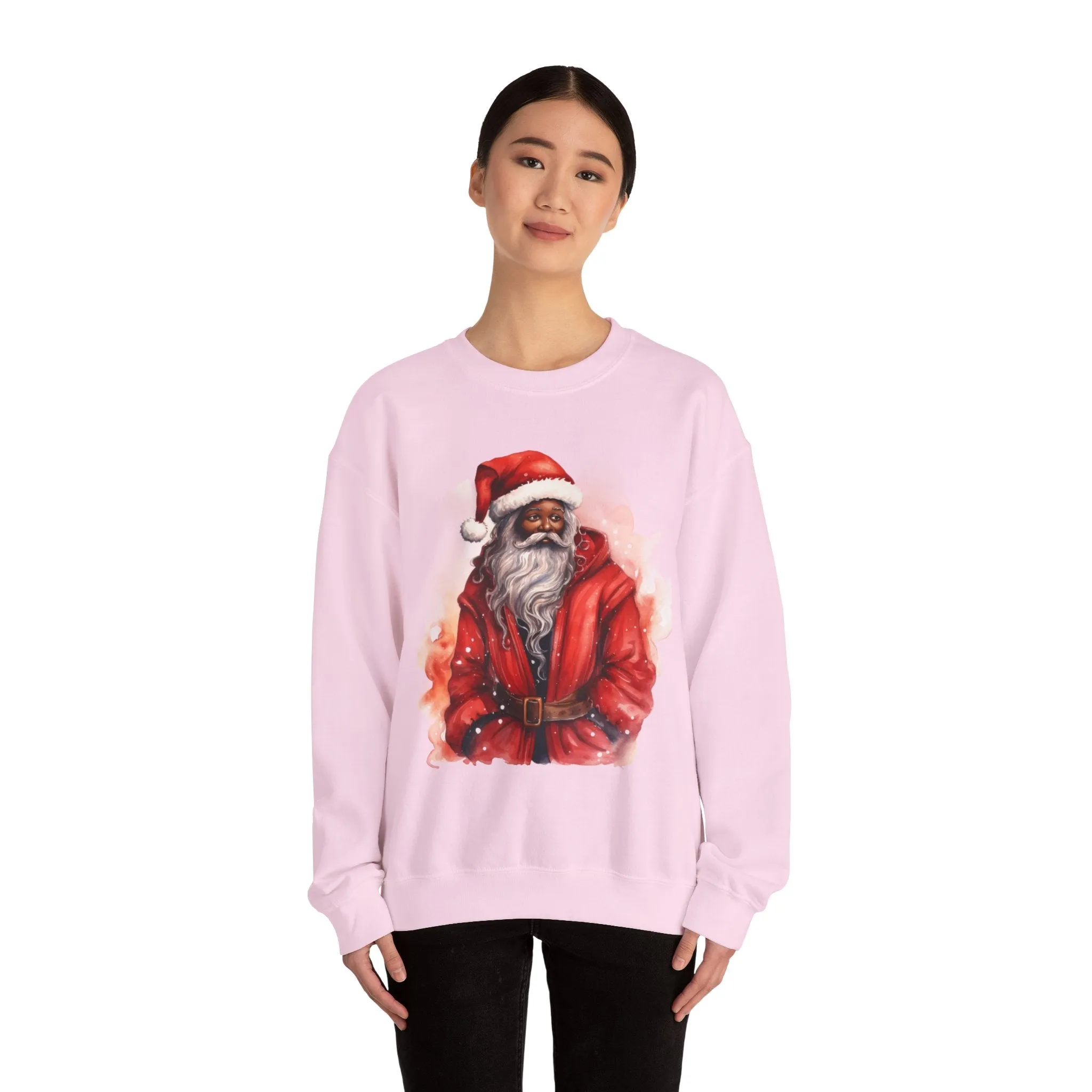 Black Santa 43 Unisex Heavy Blend™ Crewneck Sweatshirt