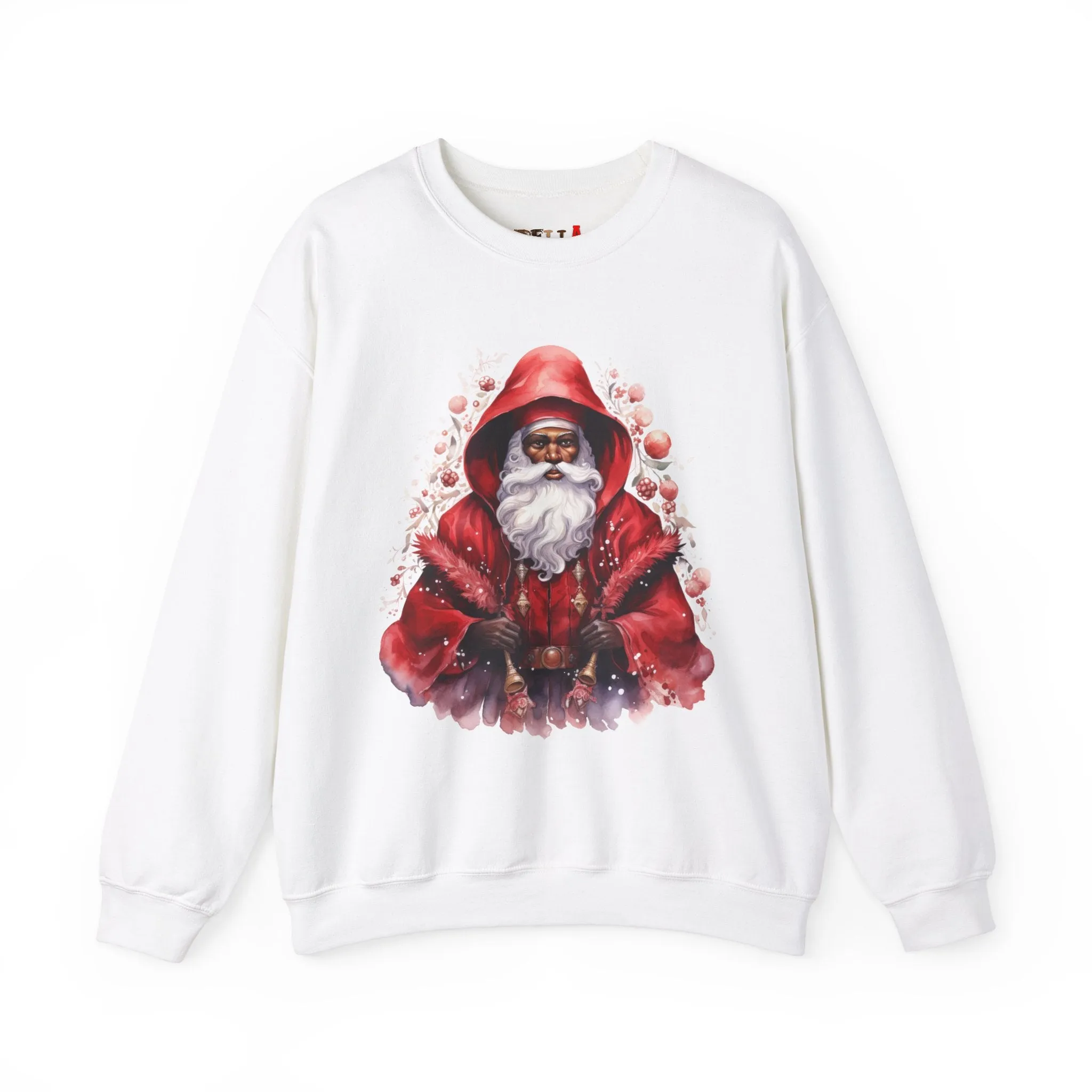 Black Santa 45 Unisex Heavy Blend™ Crewneck Sweatshirt