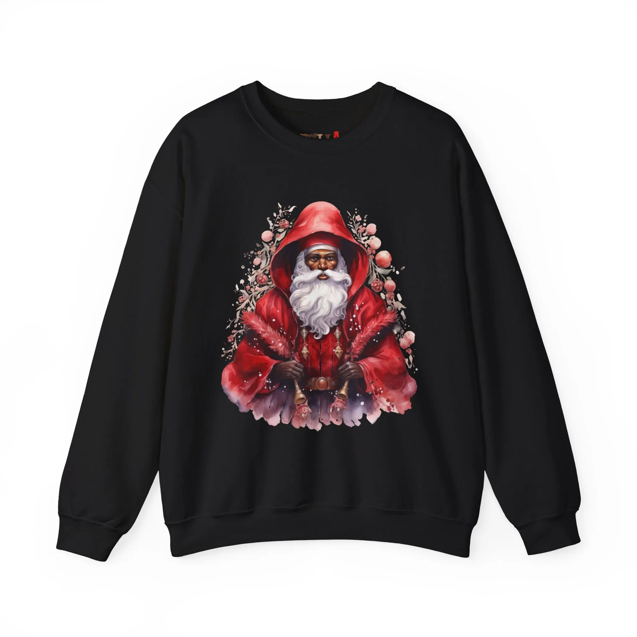 Black Santa 45 Unisex Heavy Blend™ Crewneck Sweatshirt