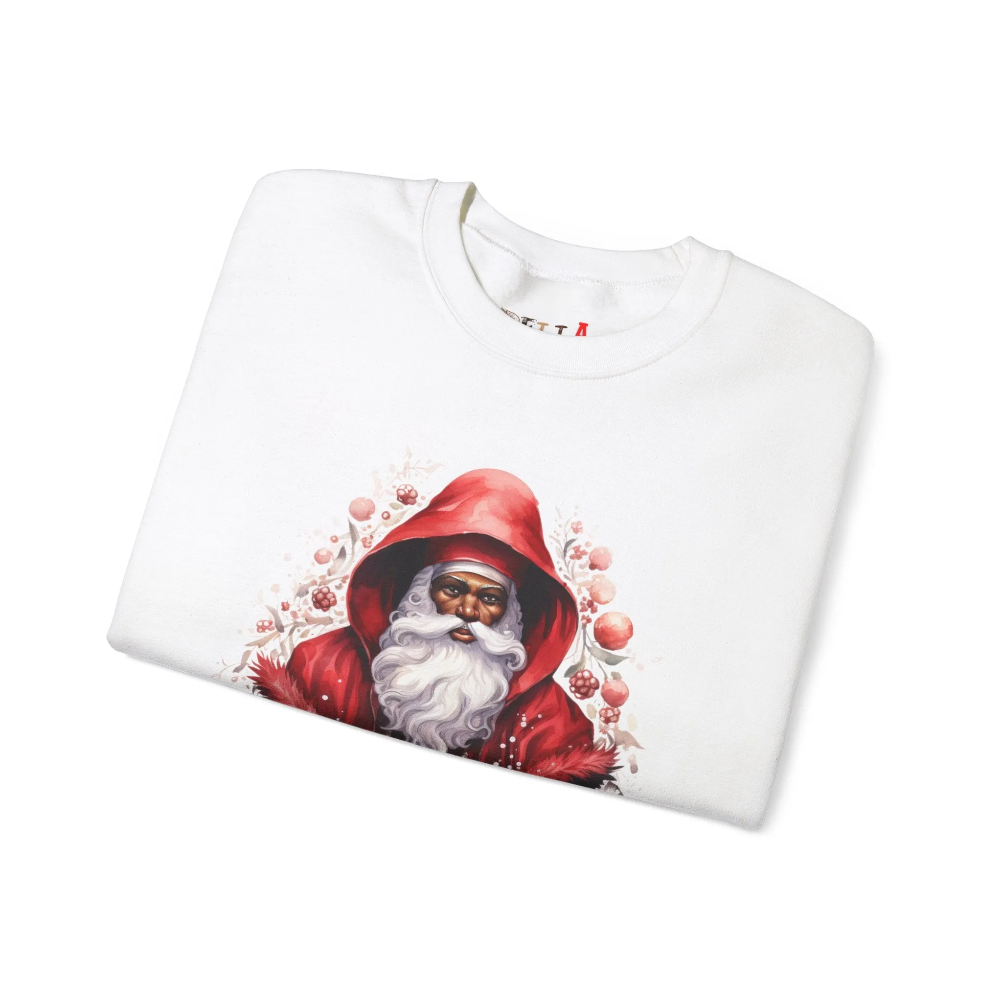 Black Santa 45 Unisex Heavy Blend™ Crewneck Sweatshirt
