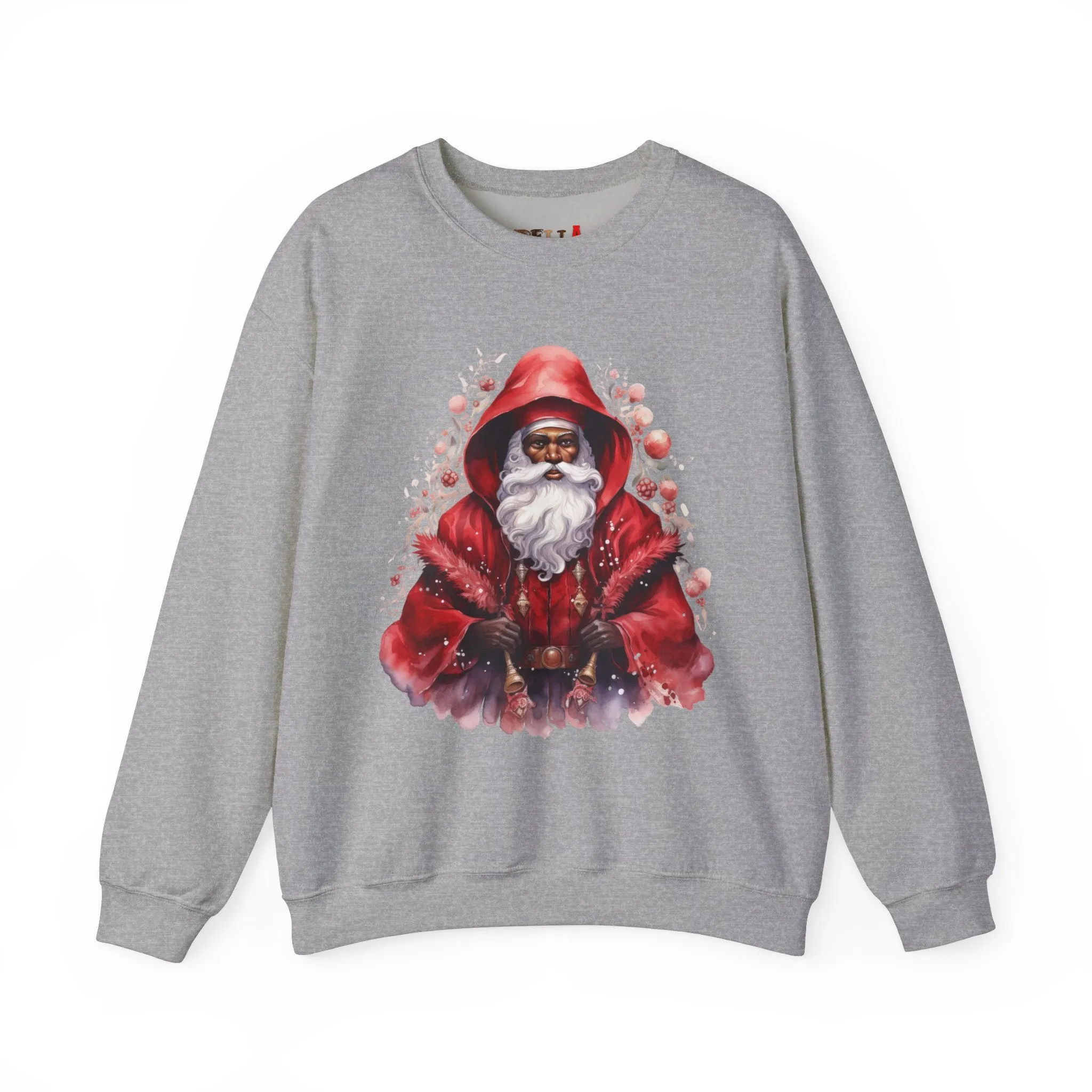 Black Santa 45 Unisex Heavy Blend™ Crewneck Sweatshirt