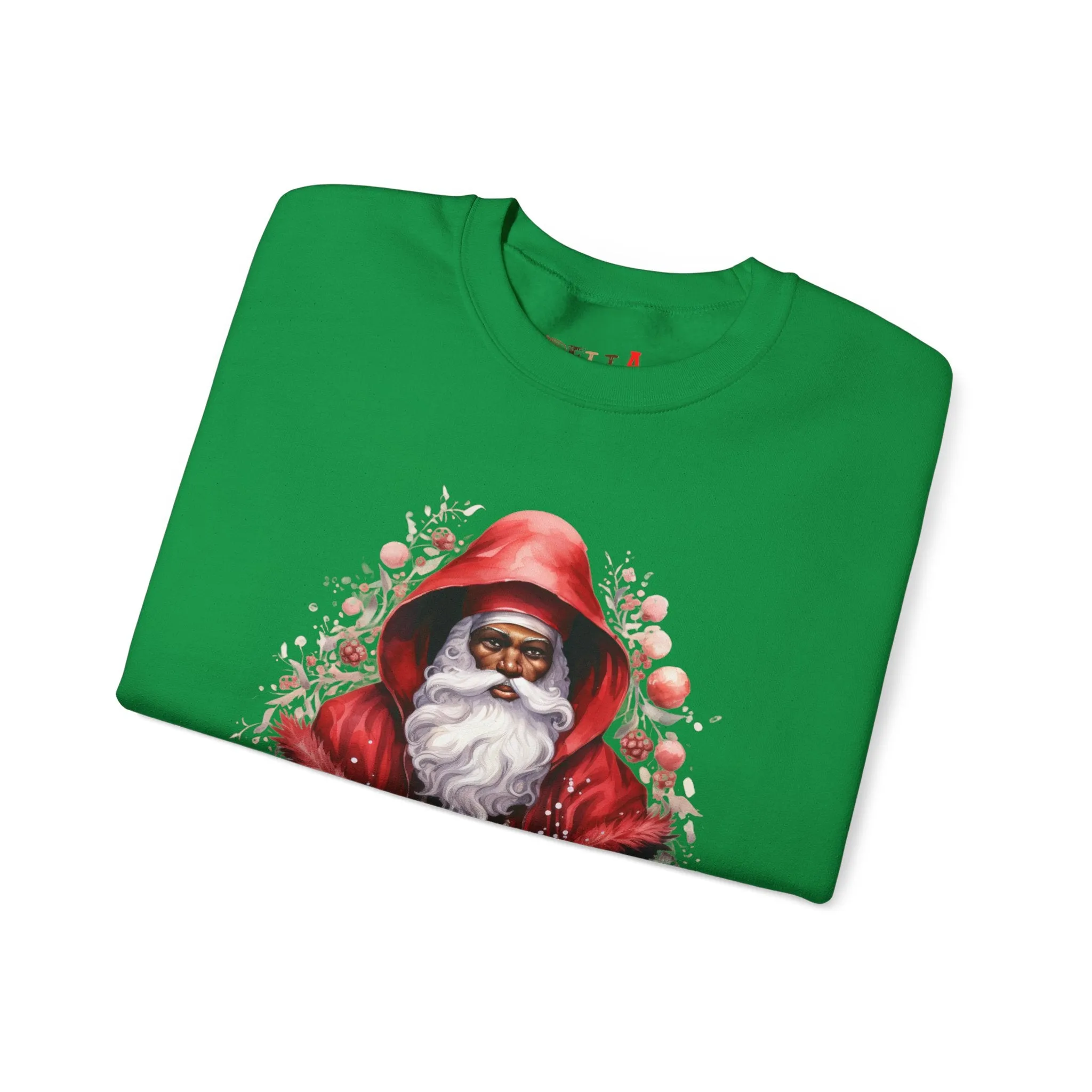 Black Santa 45 Unisex Heavy Blend™ Crewneck Sweatshirt