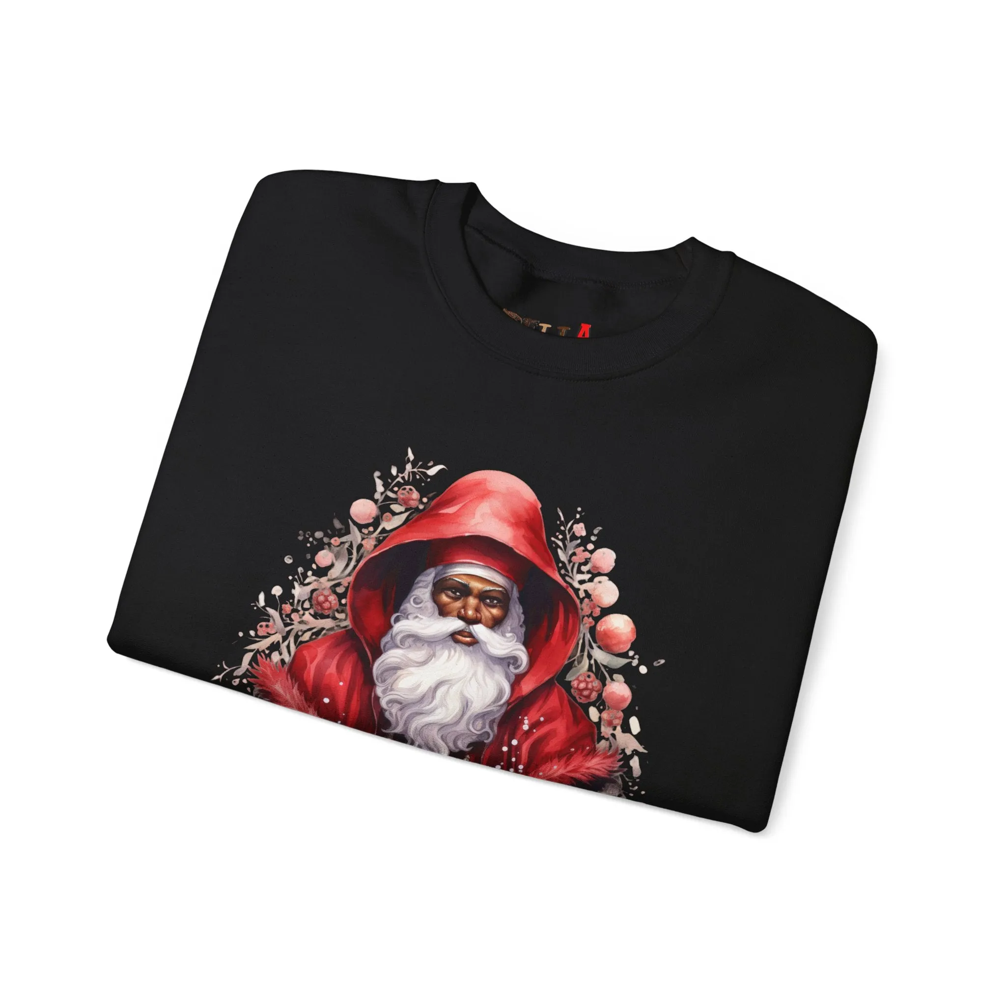 Black Santa 45 Unisex Heavy Blend™ Crewneck Sweatshirt
