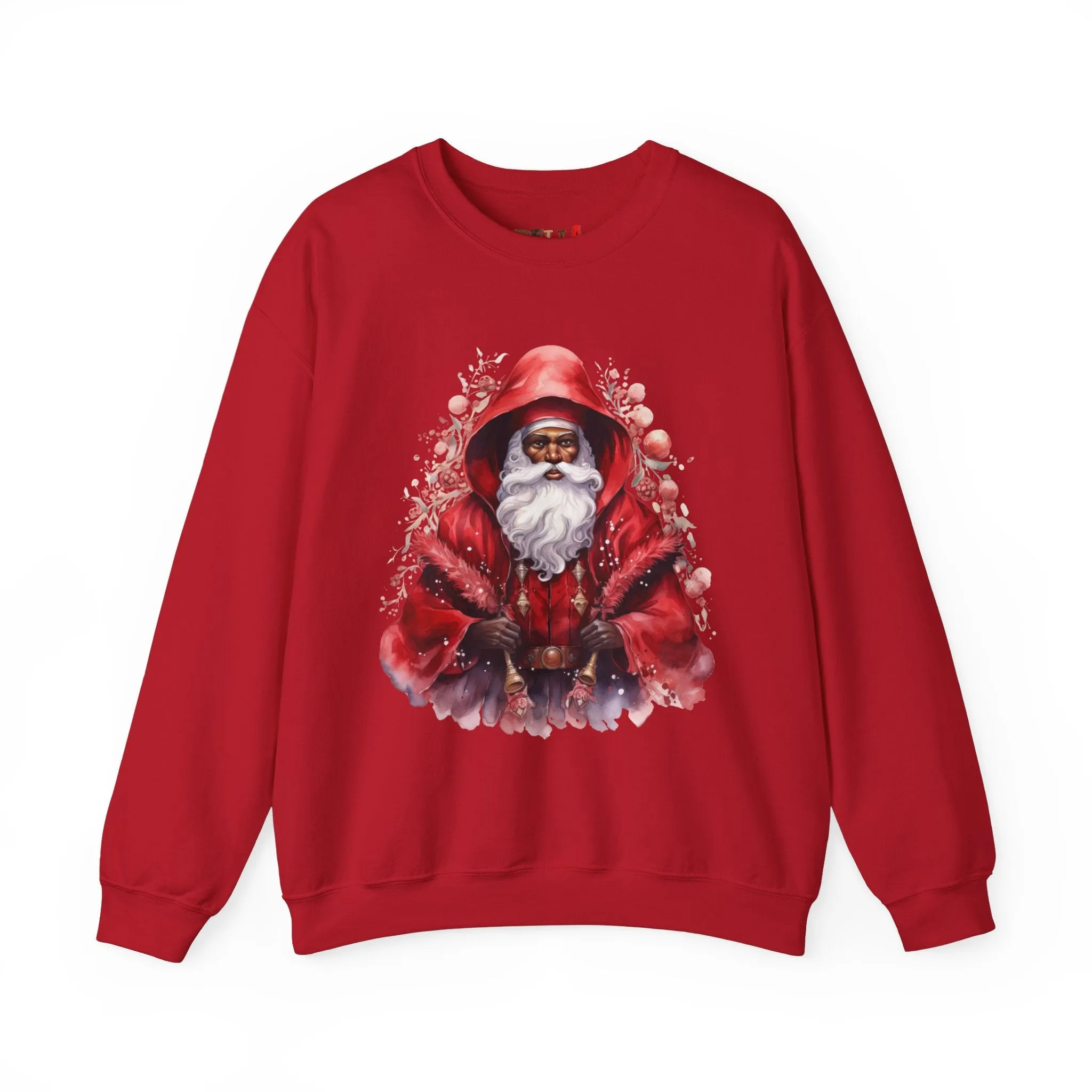 Black Santa 45 Unisex Heavy Blend™ Crewneck Sweatshirt