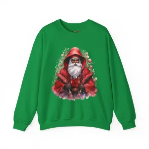 Black Santa 45 Unisex Heavy Blend™ Crewneck Sweatshirt