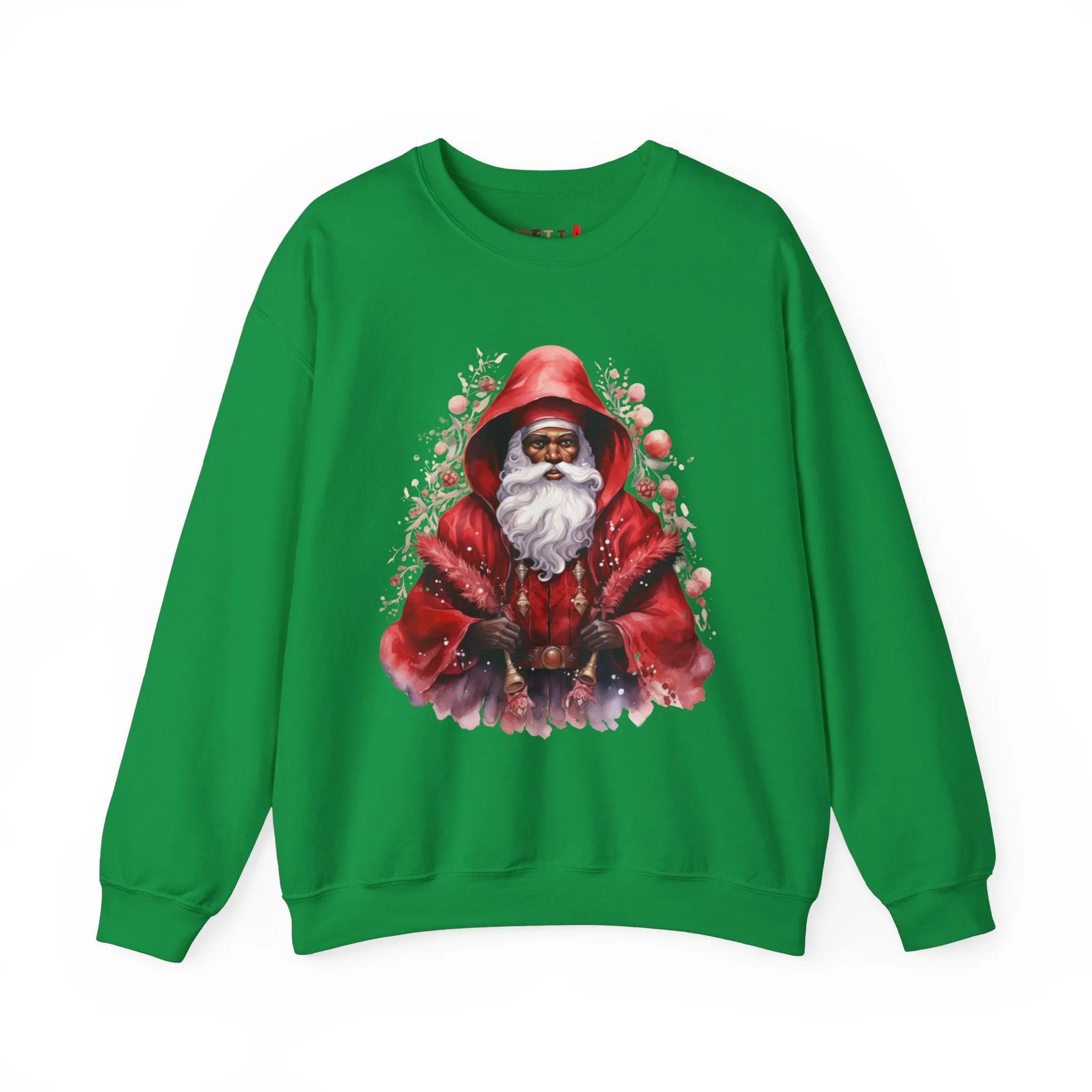 Black Santa 45 Unisex Heavy Blend™ Crewneck Sweatshirt