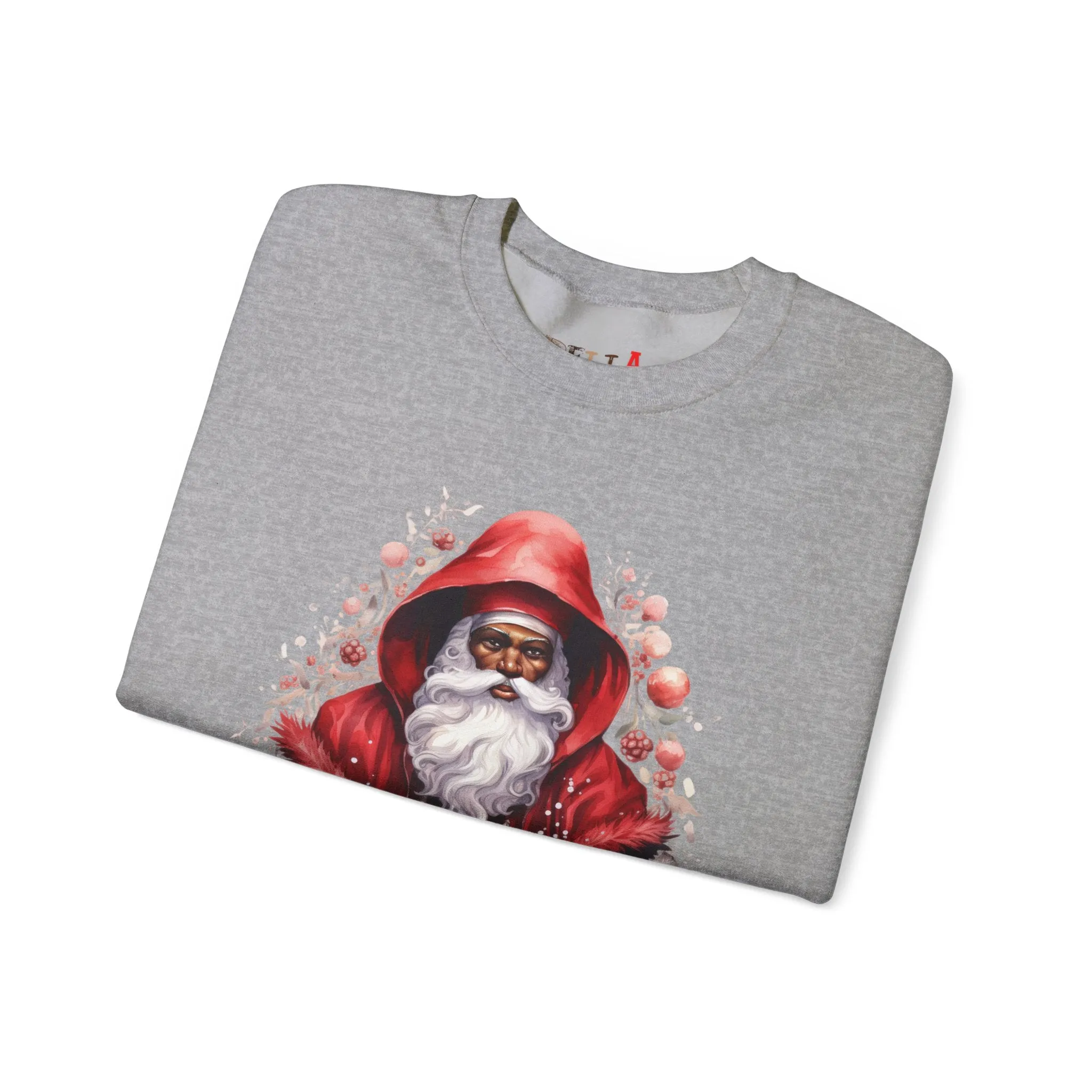 Black Santa 45 Unisex Heavy Blend™ Crewneck Sweatshirt