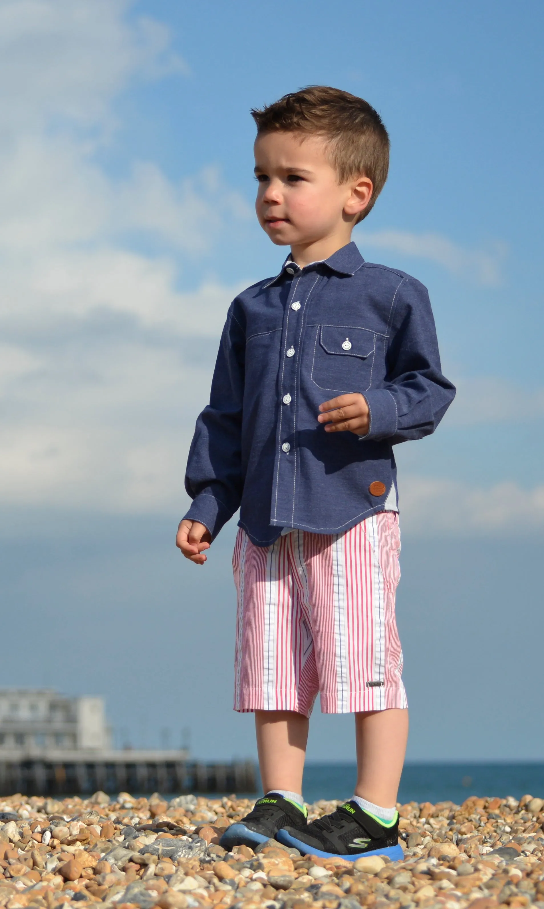Blue Denim Boys Shirt