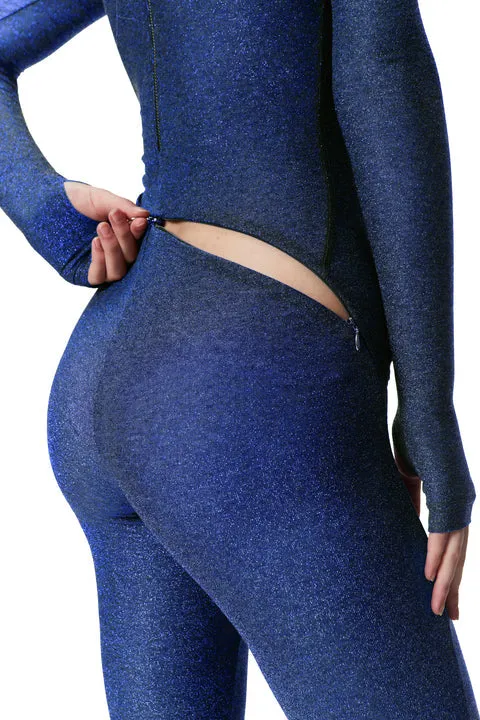 BODYSUIT MONOSKIN TOTAL GLITTER BLUE