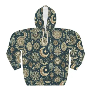 Bold Geometric Unisex Pullover Hoodie