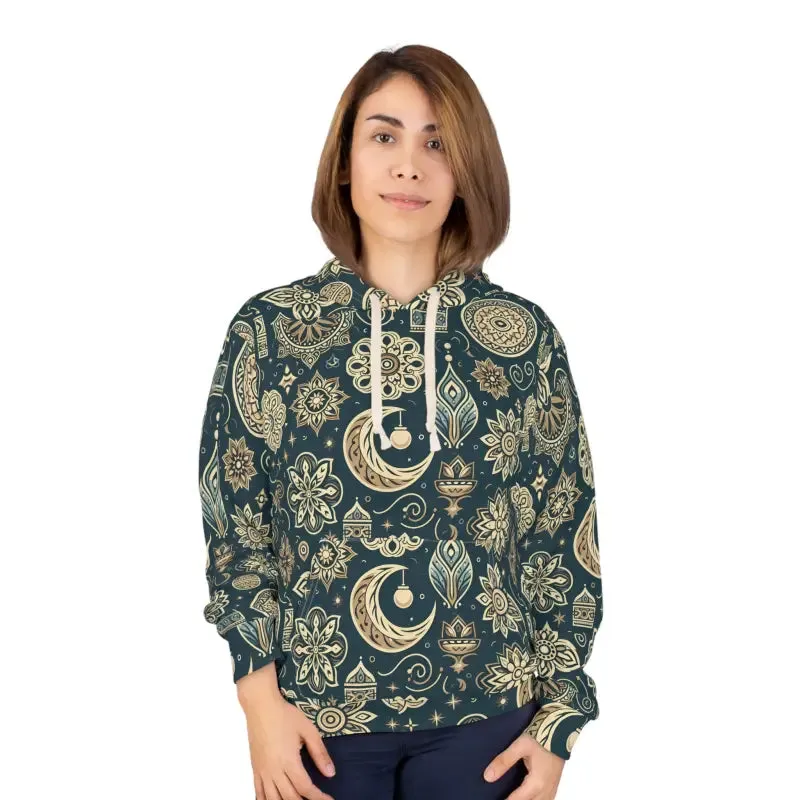 Bold Geometric Unisex Pullover Hoodie