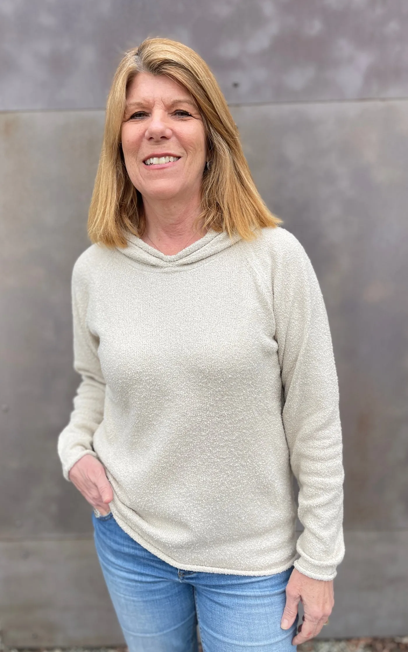 Boucle Hoodie Sweater