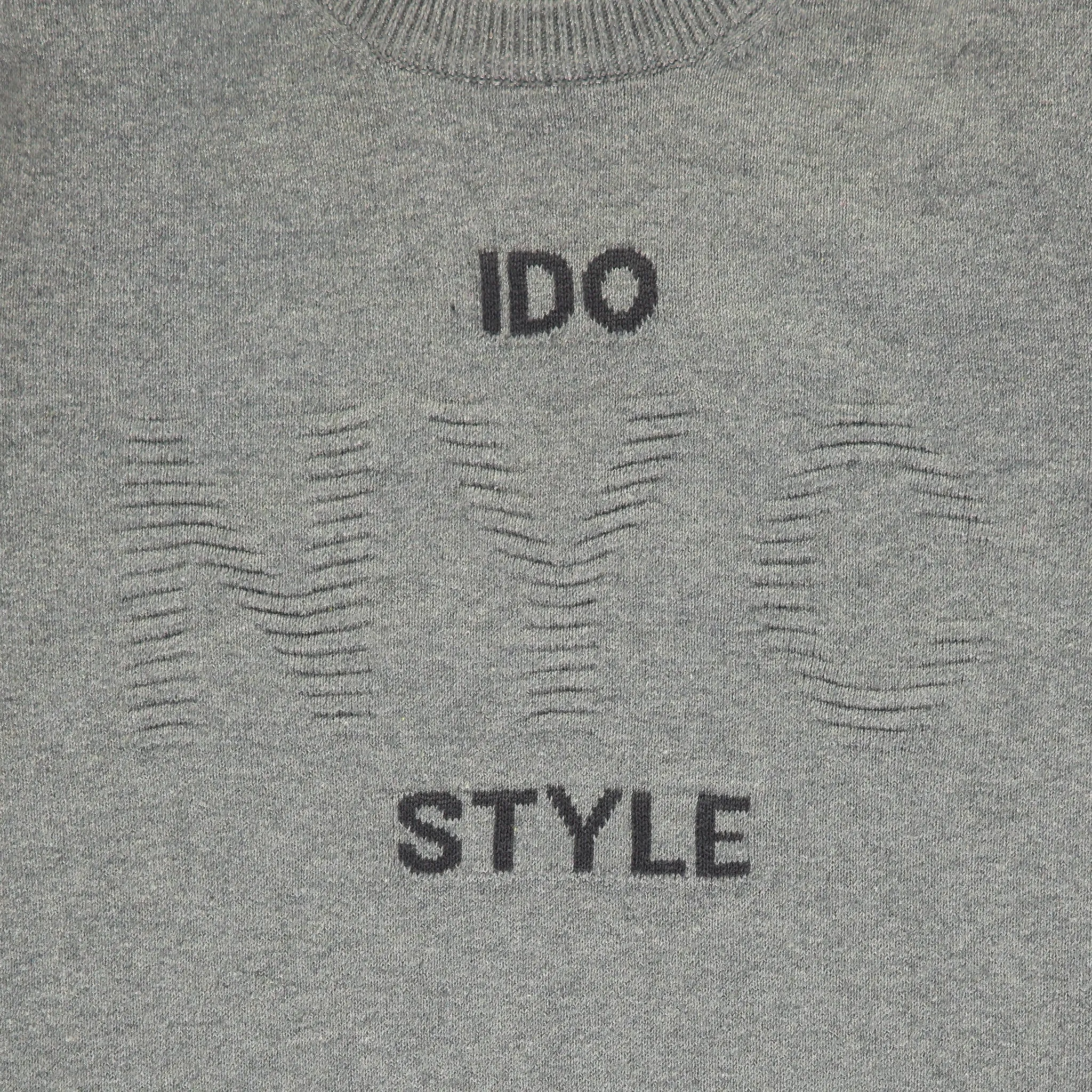 Boys Grey Cotton Jumper