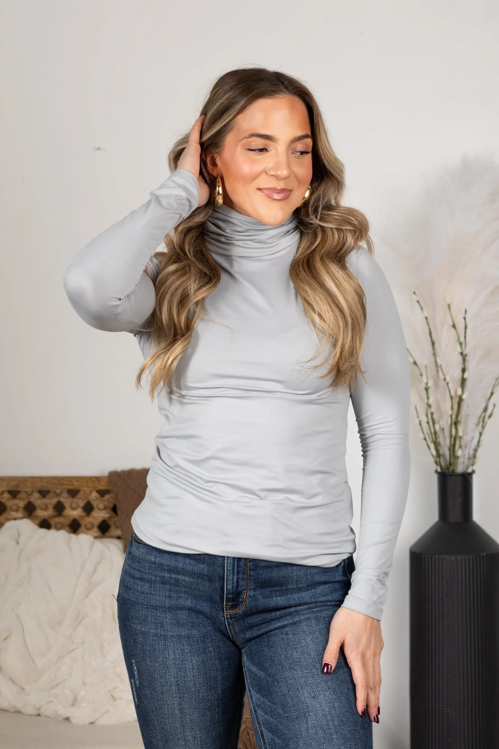Buttery Soft Turtleneck Top