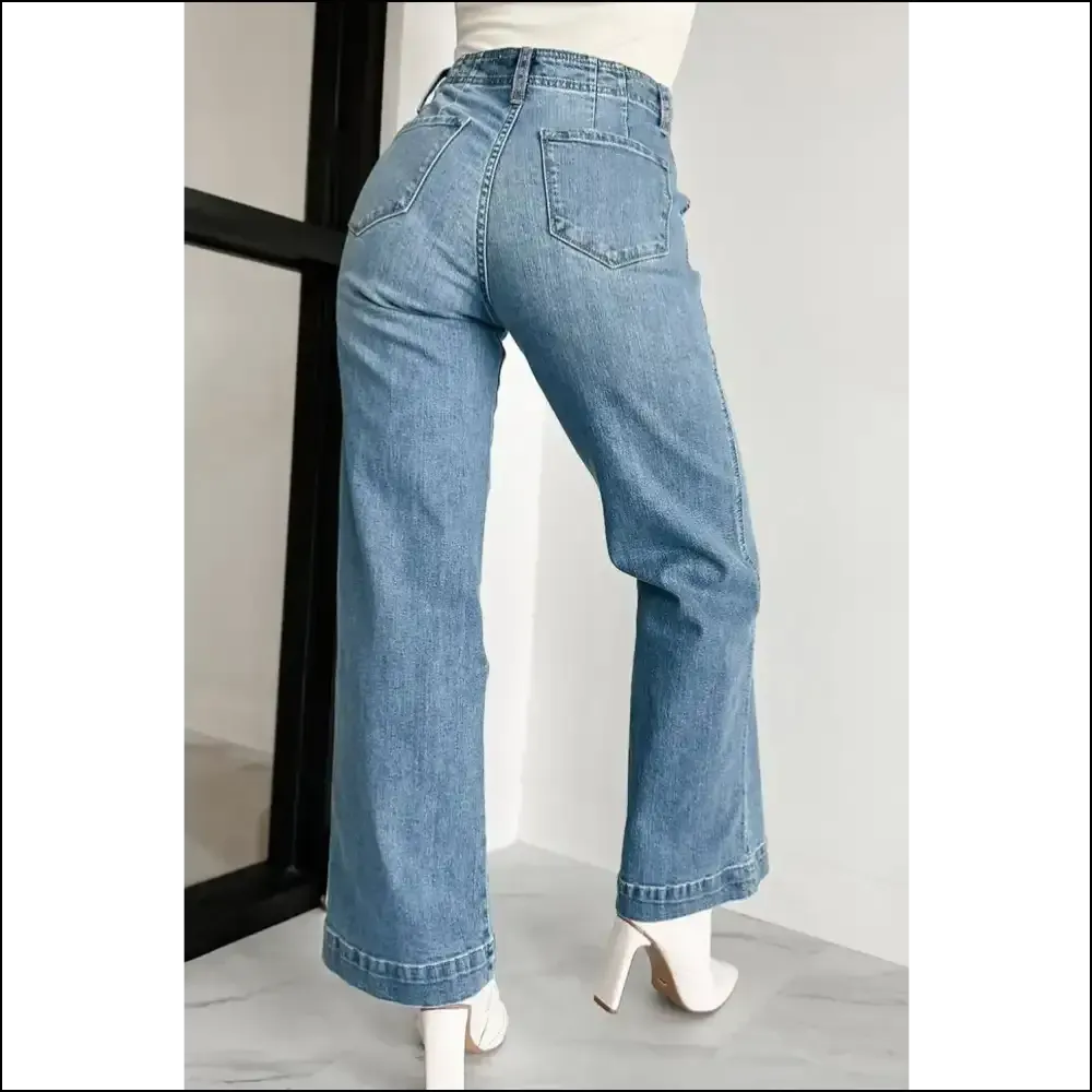 Button Fly High Waist Jeans: Dress Like you just Won at Life! 😏👖