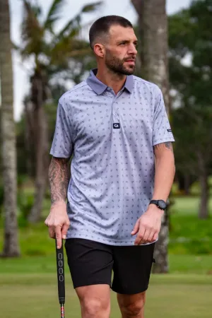 CA Premium Golf Shirt | Grey Golf Carts