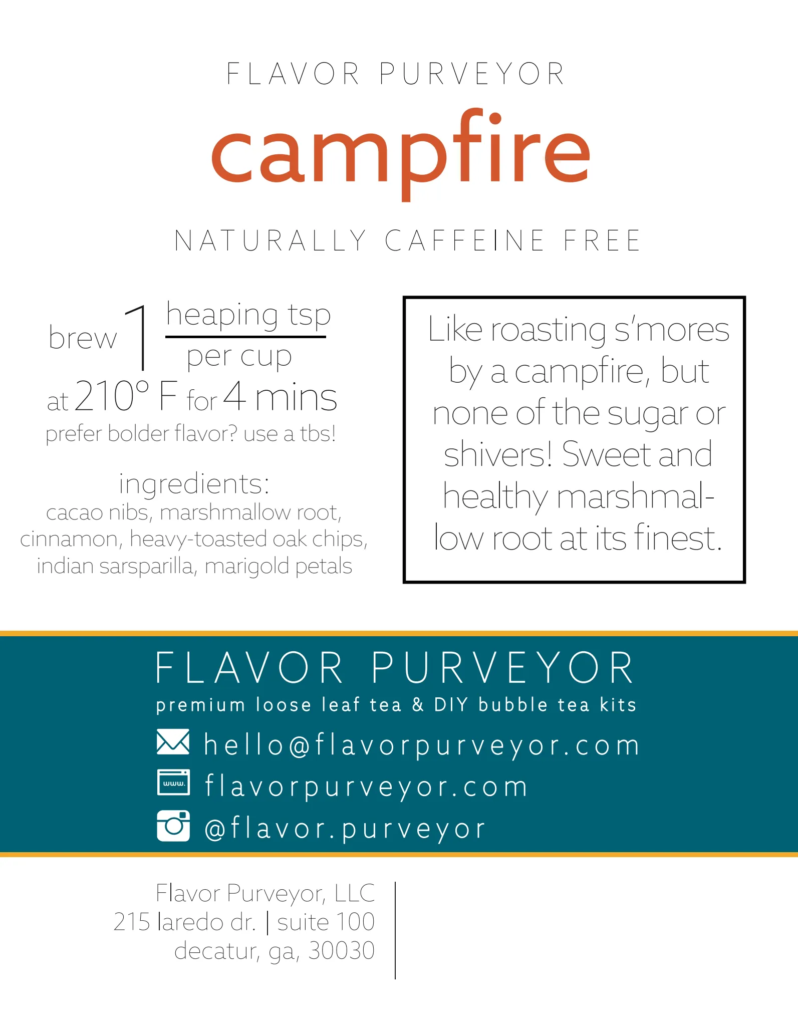Campfire Loose Leaf Tea