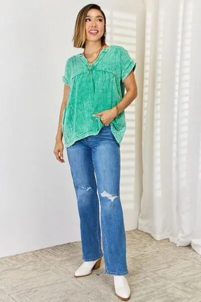Can’t Hurry Love Top- Kelly Green