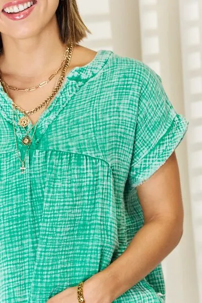 Can’t Hurry Love Top- Kelly Green