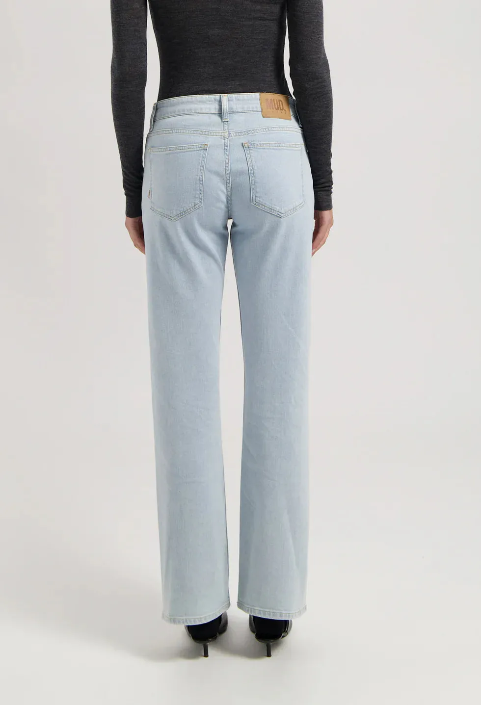 Carry Mid Straight Jeans Light Stone