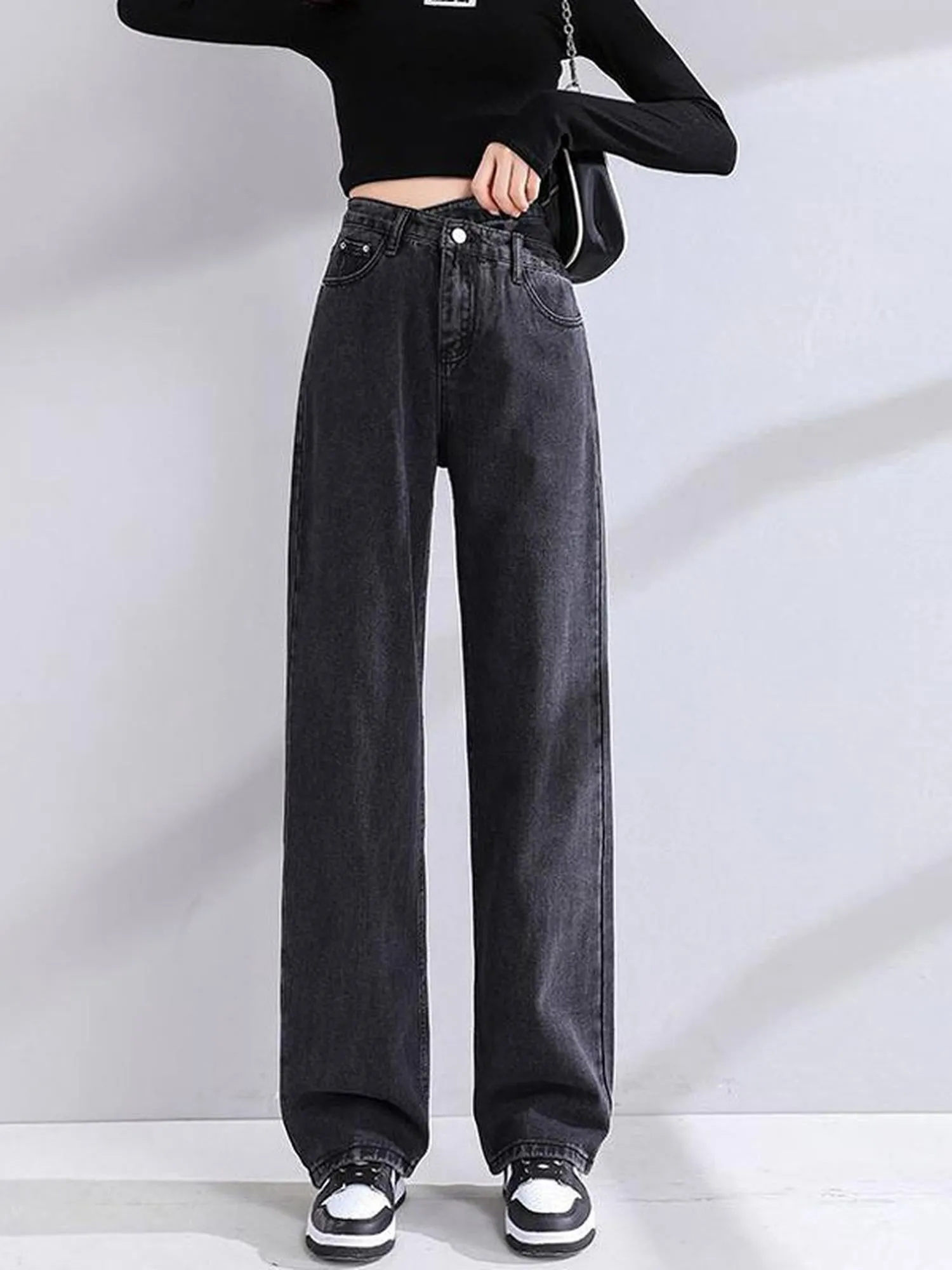 Charcoal Criss Cross Waistband