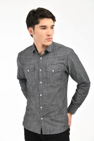 Charcoal Melange Shirt