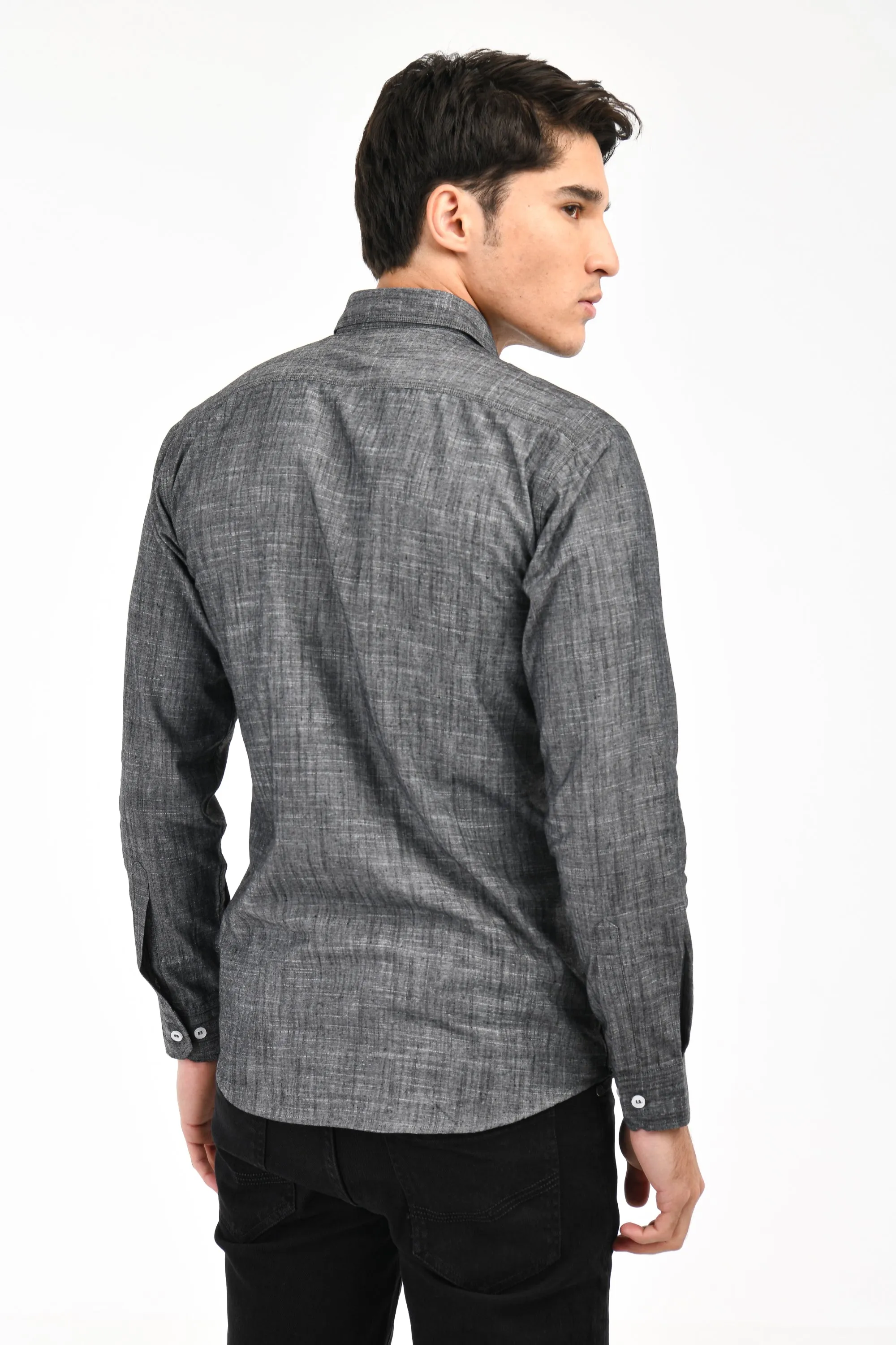 Charcoal Melange Shirt