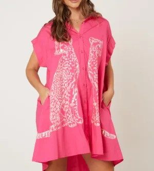 Cheetah Sequin Dress