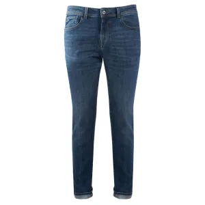 Chic Dark Wash Comfort Denim Jeans