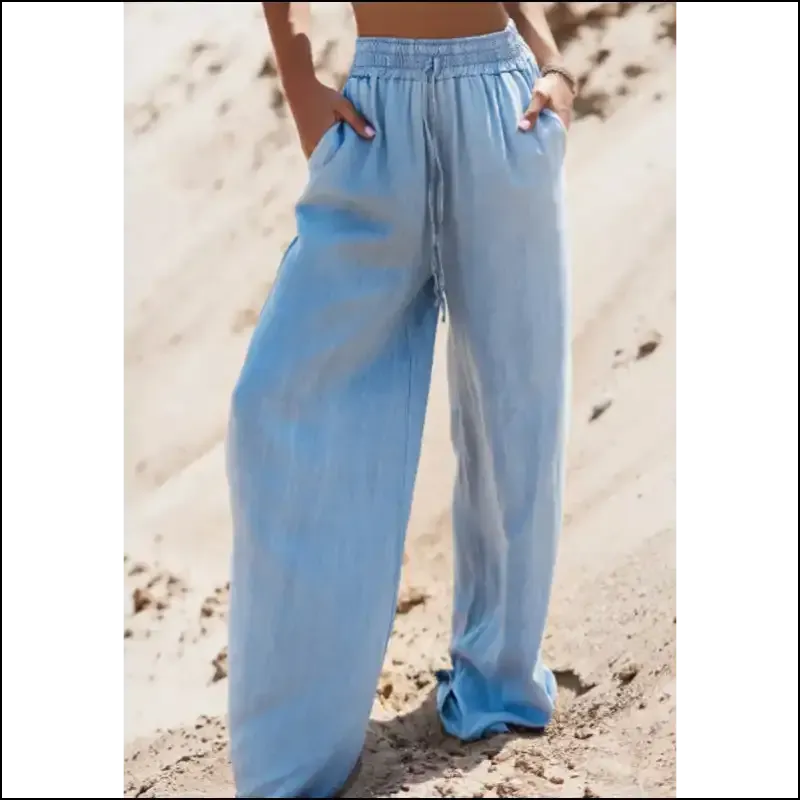 Chic Drawstring Wide Leg Jeans: Because who Needs a Tux for Comfort? 😜