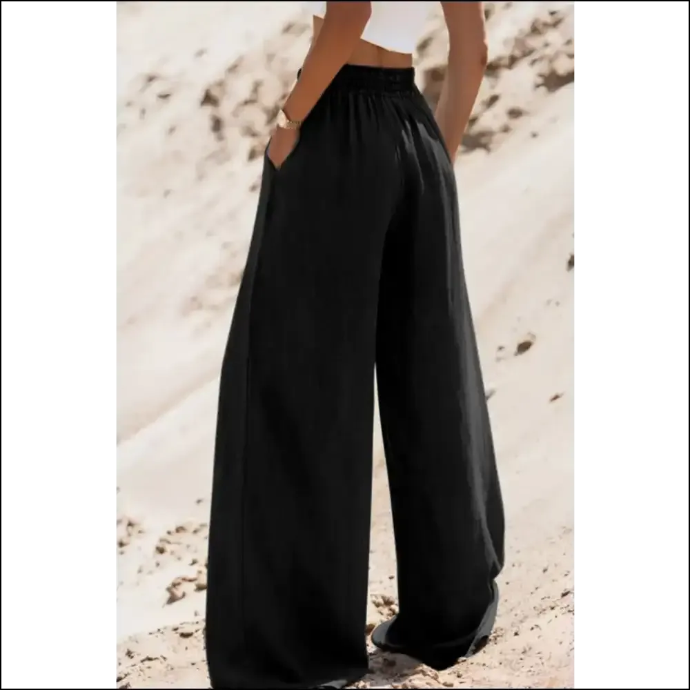 Chic Drawstring Wide Leg Jeans: Because who Needs a Tux for Comfort? 😜