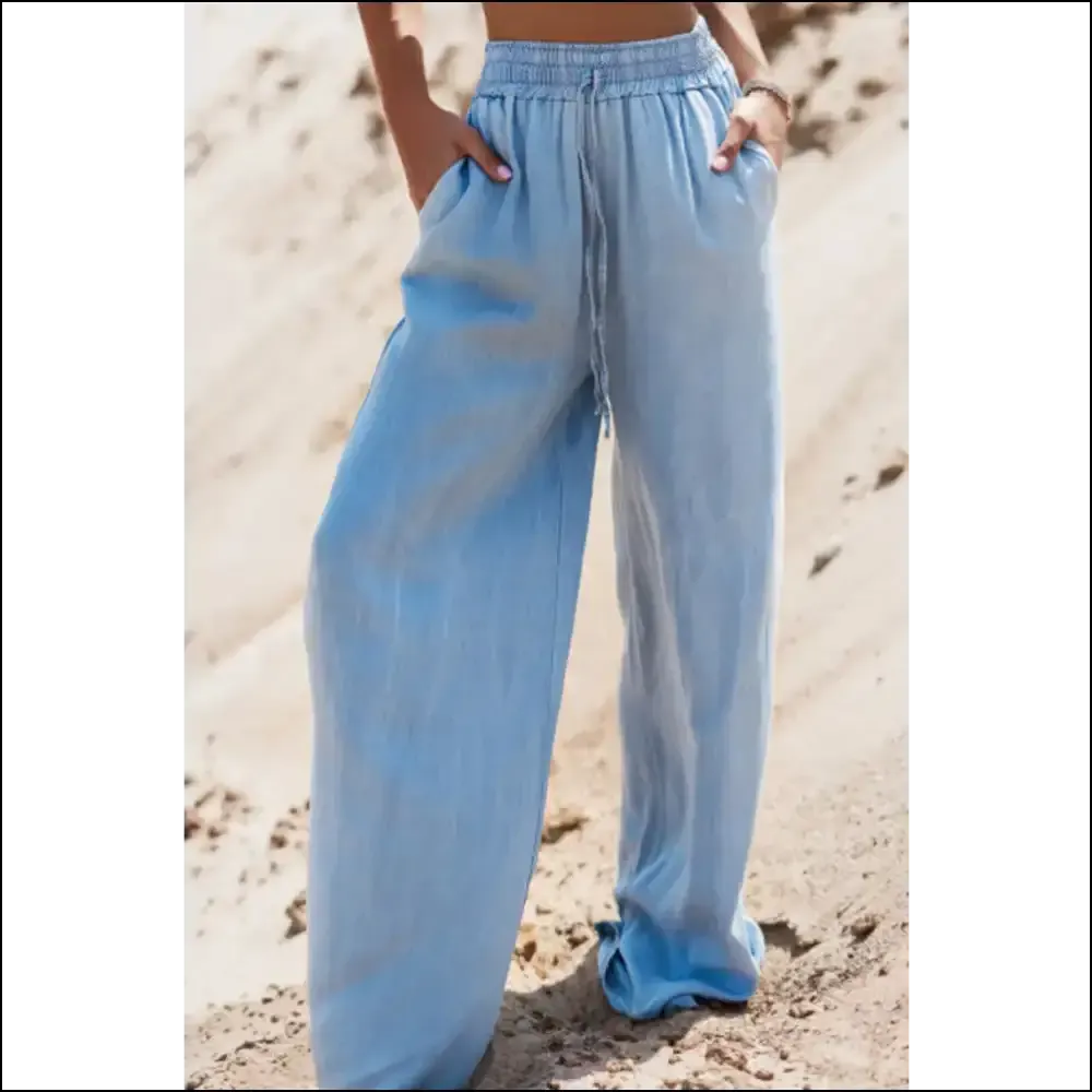Chic Drawstring Wide Leg Jeans: Because who Needs a Tux for Comfort? 😜